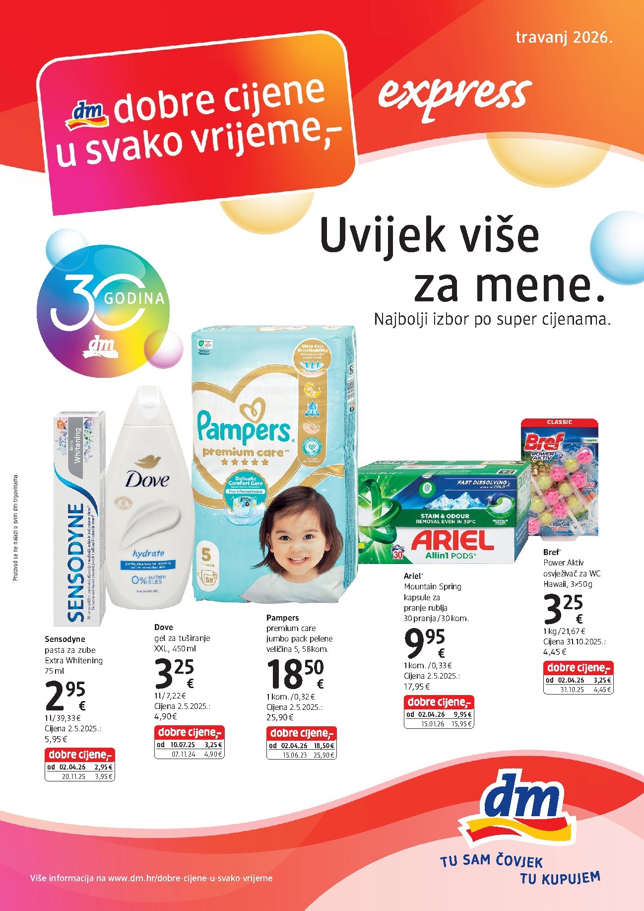 dm - Aktualni dm - Express katalog vrijedi od četvrtka 02.04.2026 do srijede 15.04.2026 - page: 1