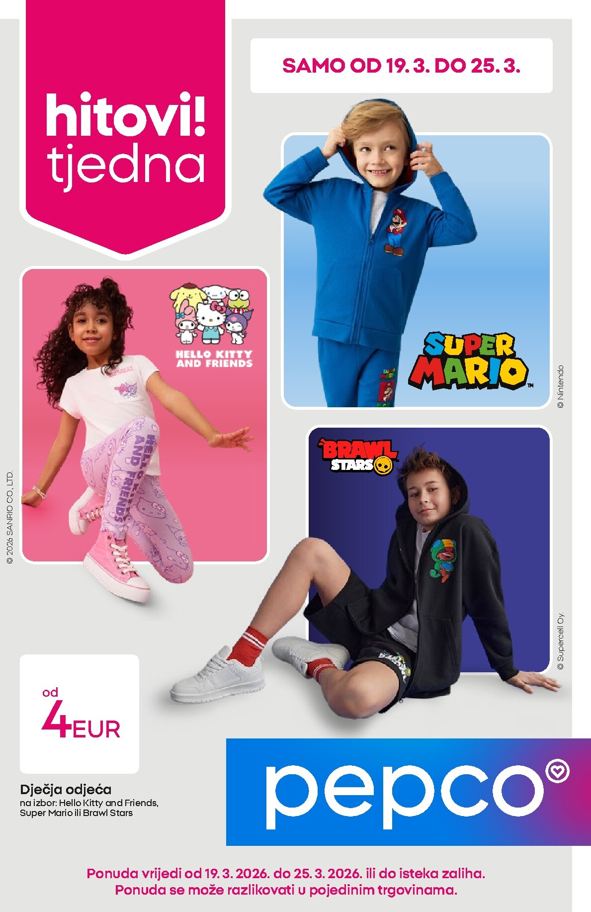 pepco - Prelistajte katalog Pepco - Odjeća po licencama, vrijedi od 19.03.2026 do 25.03.2026 - page: 1