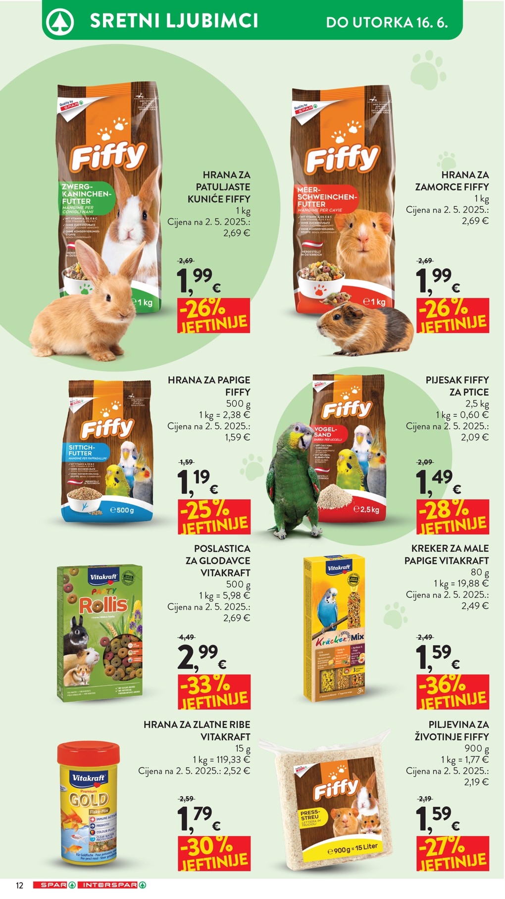 spar - Aktualni katalog SPAR - Ljubimci od srijede, 03.06.2026 do utorka, 16.06.2026 - page: 12