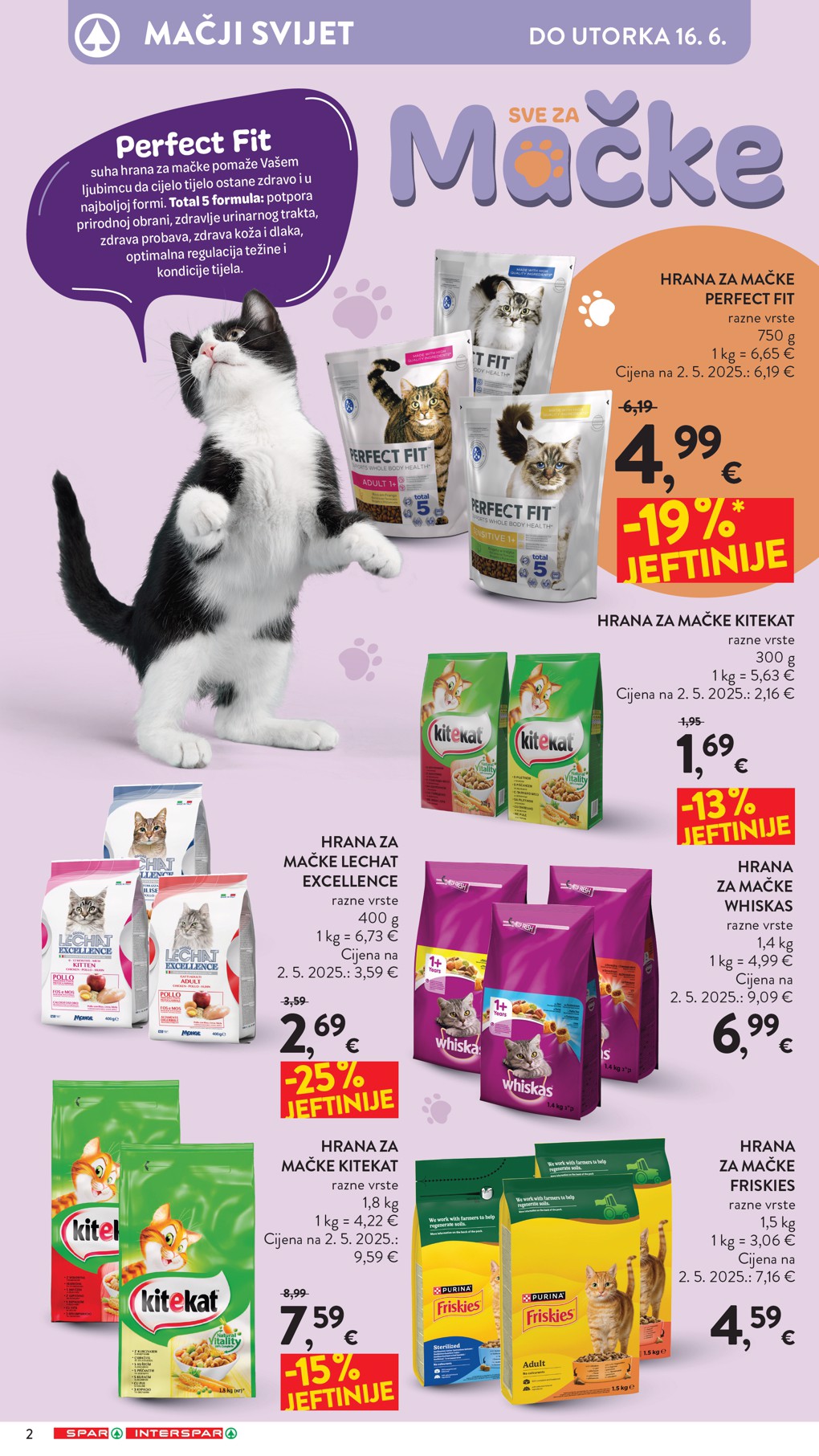 spar - Aktualni katalog SPAR - Ljubimci od srijede, 03.06.2026 do utorka, 16.06.2026 - page: 2