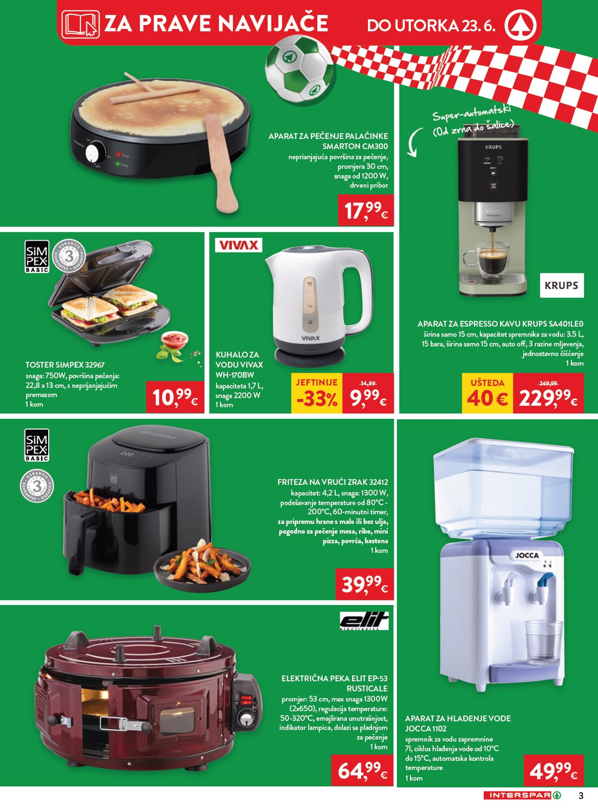spar - Aktualni katalog Interspar - Kupuj kao prvak od srijede, 10.06.2026 do utorka, 23.06.2026 - page: 9