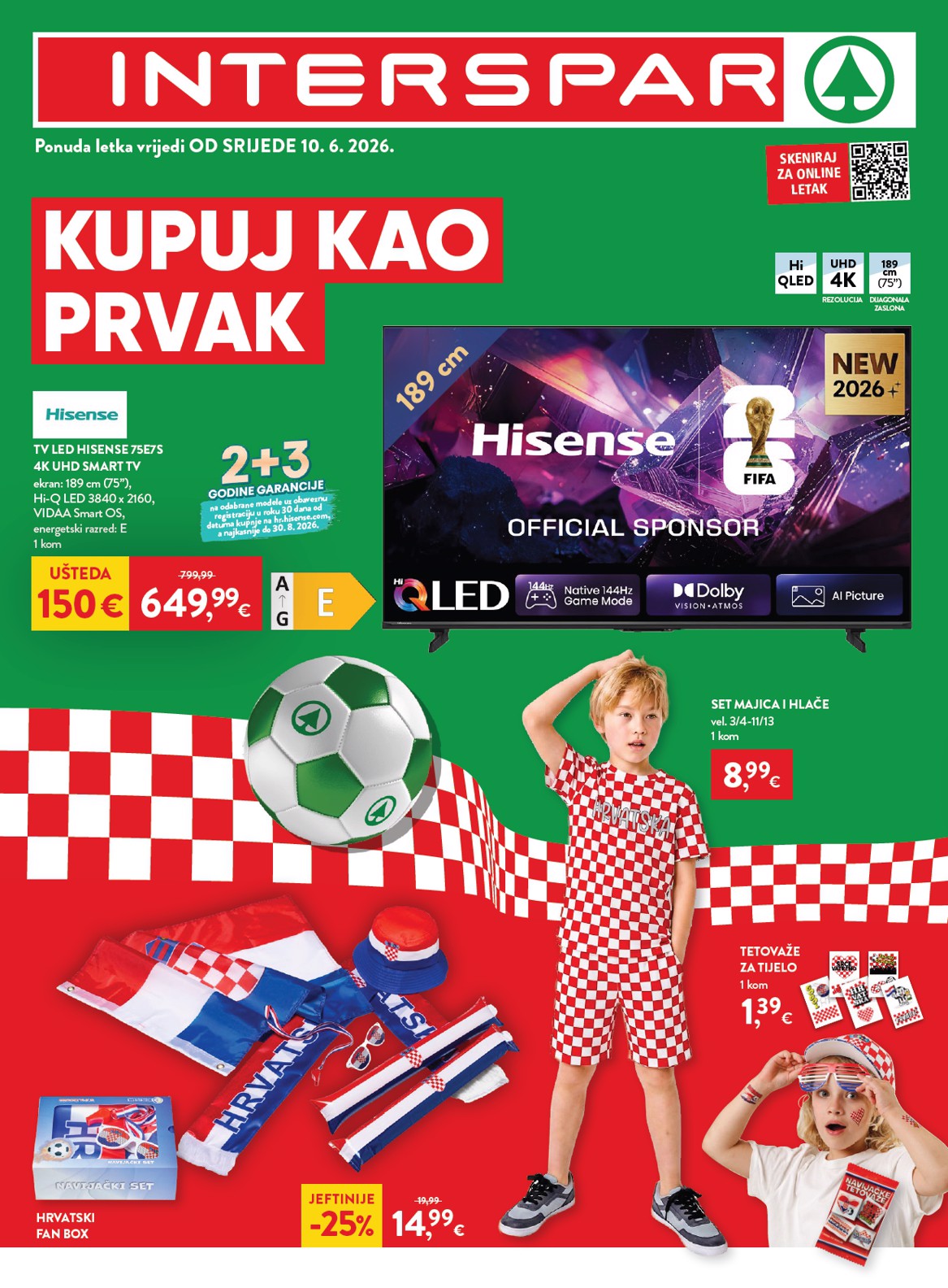 spar - Aktualni katalog Interspar - Kupuj kao prvak od srijede, 10.06.2026 do utorka, 23.06.2026