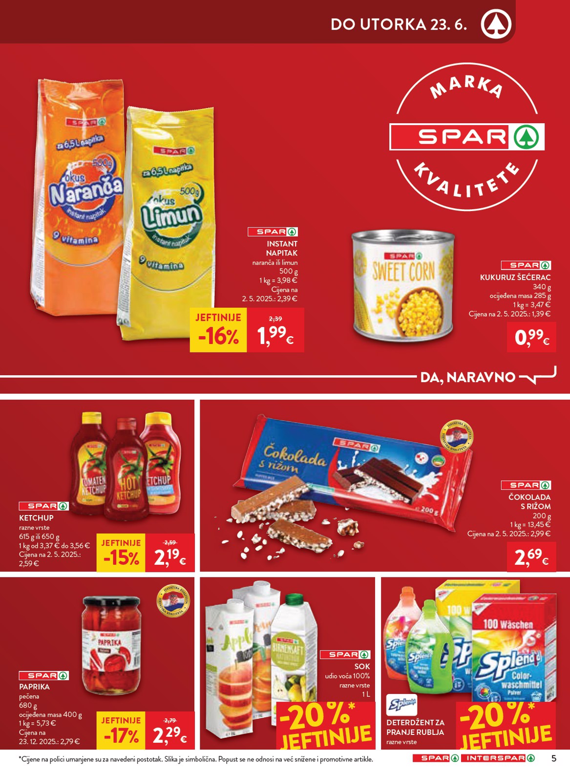spar - Novi SPAR katalog od srijede, 17.06.2026 do utorka, 23.06.2026 - page: 7