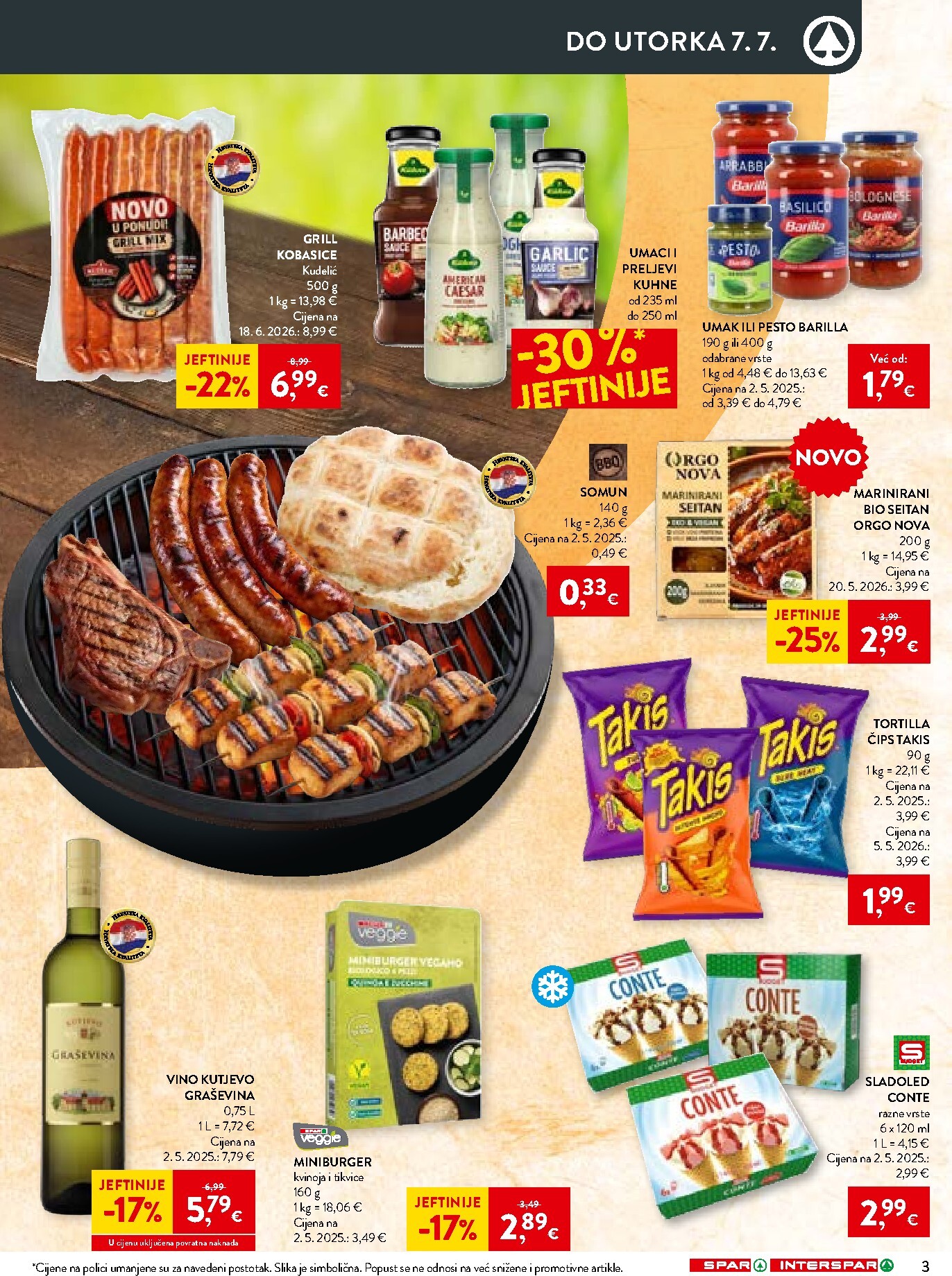 spar - Novi SPAR katalog od srijede, 01.07.2026 do utorka, 07.07.2026 - page: 3