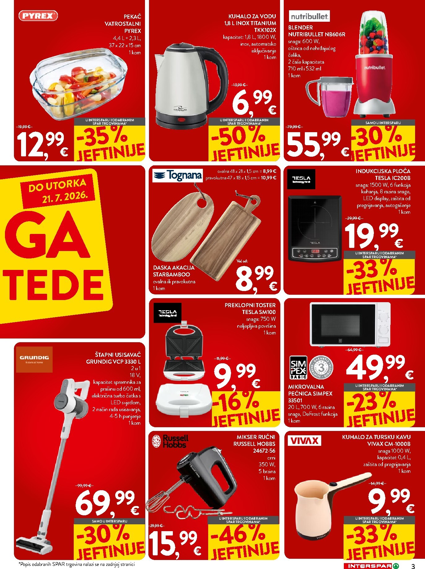 spar - Novi INTERSPAR katalog od srijede, 08.07.2026 do utorka, 21.07.2026 - page: 3
