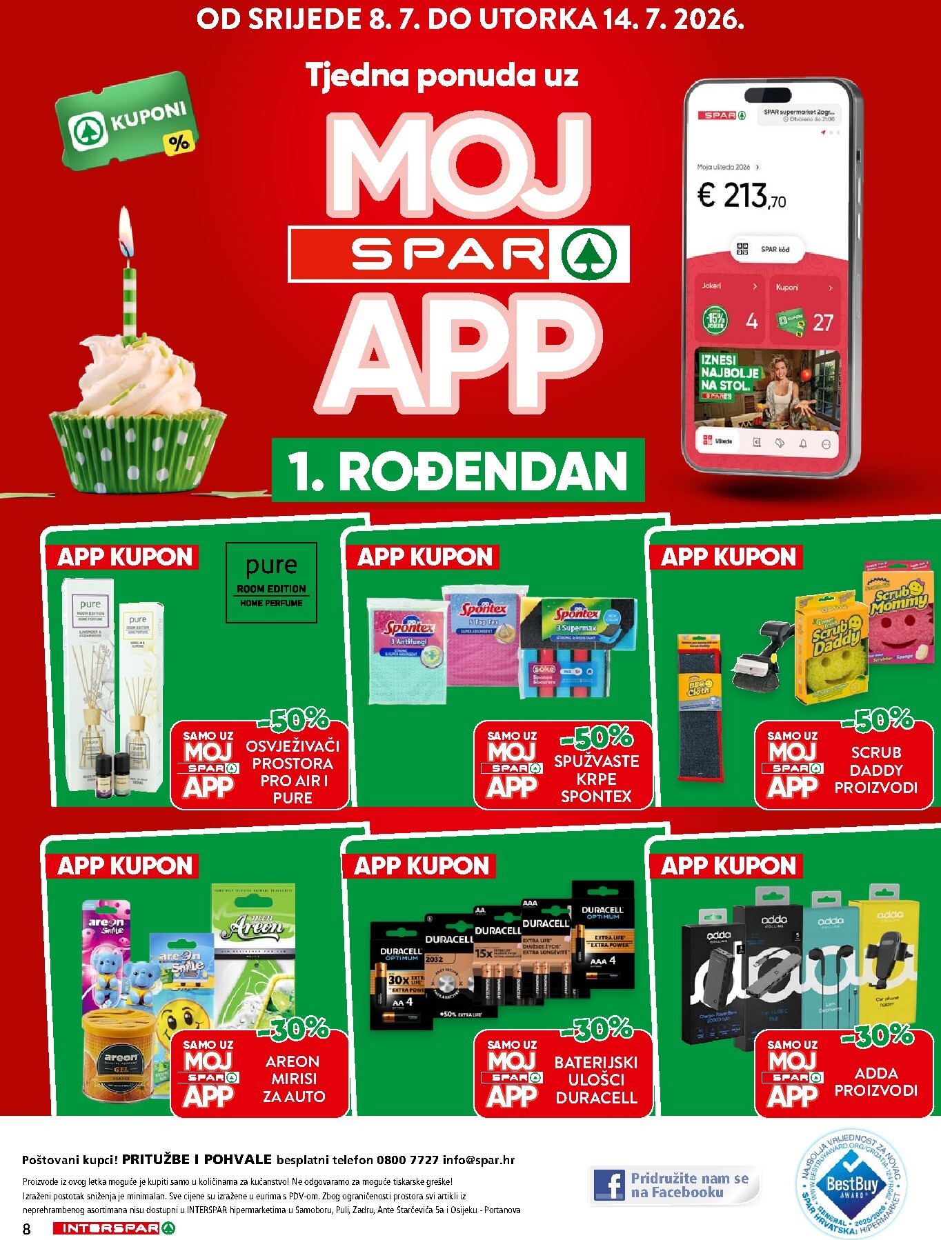 spar - Novi INTERSPAR katalog od srijede, 08.07.2026 do utorka, 21.07.2026 - page: 8