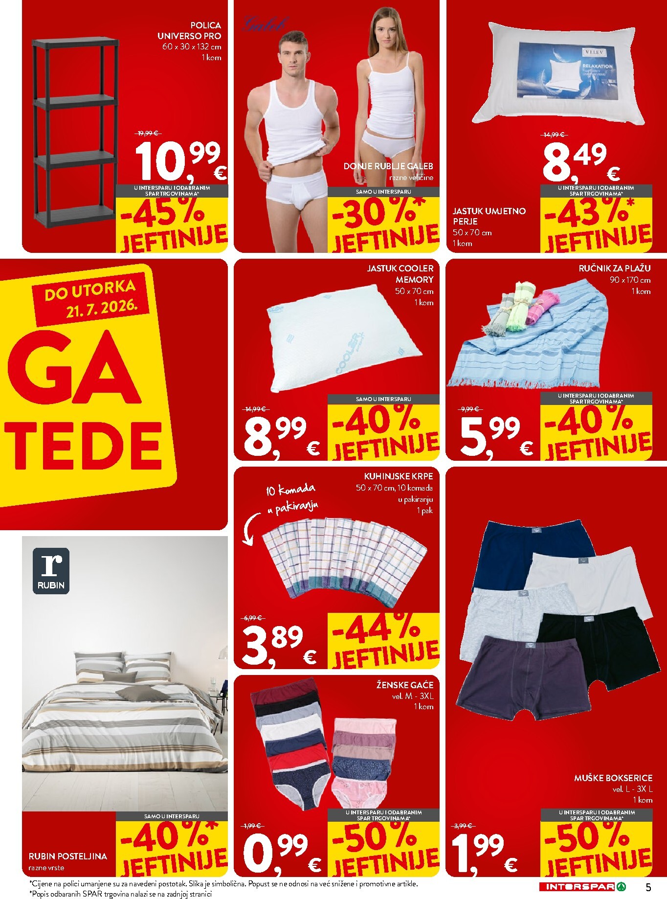 spar - Novi INTERSPAR katalog od srijede, 08.07.2026 do utorka, 21.07.2026 - page: 5