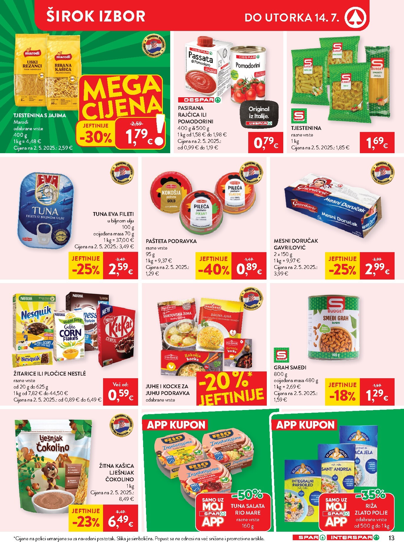 spar - Novi SPAR katalog od srijede, 08.07.2026 do utorka, 14.07.2026 - page: 25