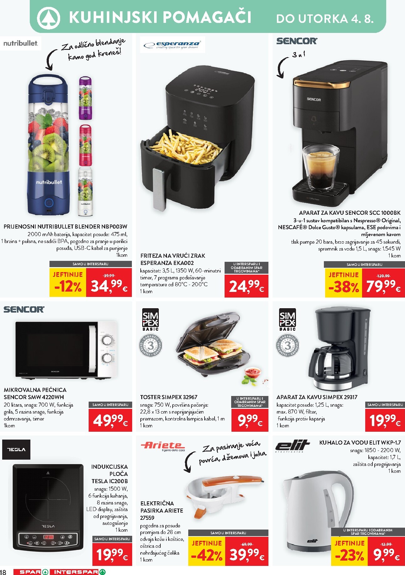 spar - Novi SPAR katalog od srijede, 22.07.2026 do utorka, 28.07.2026 - page: 34