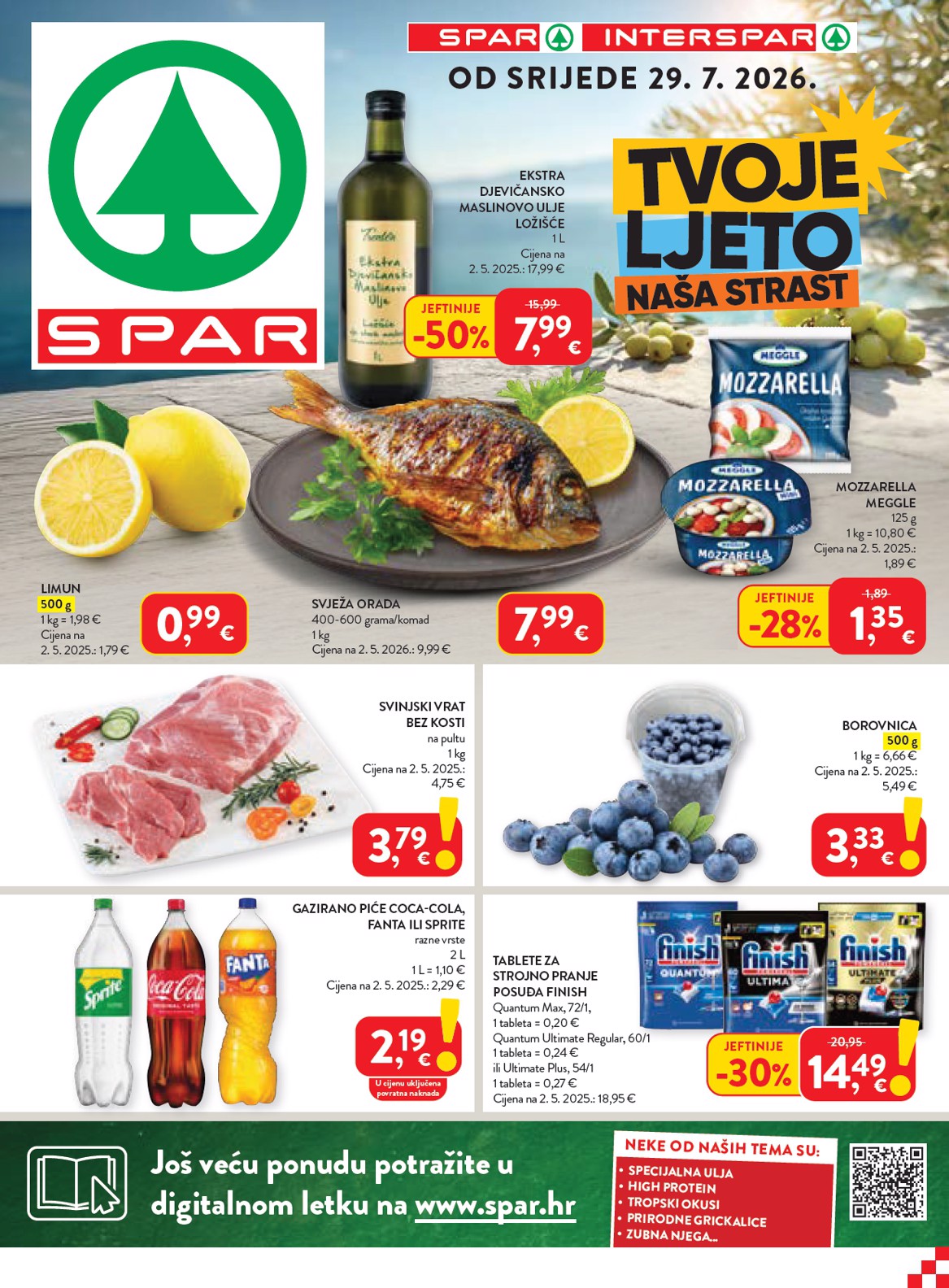 spar - Novi SPAR katalog od srijede, 29.07.2026 do utorka, 04.08.2026