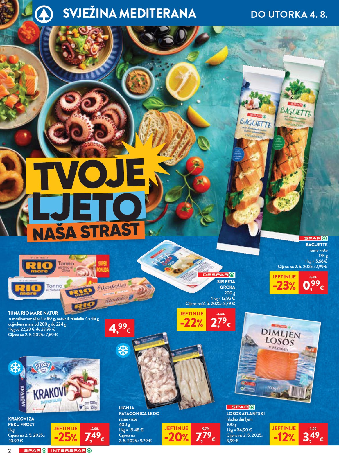 spar - Novi SPAR katalog od srijede, 29.07.2026 do utorka, 04.08.2026 - page: 2