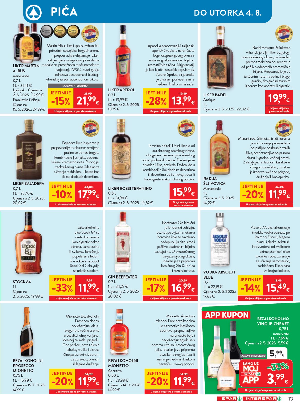 spar - Novi SPAR katalog od srijede, 29.07.2026 do utorka, 04.08.2026 - page: 20