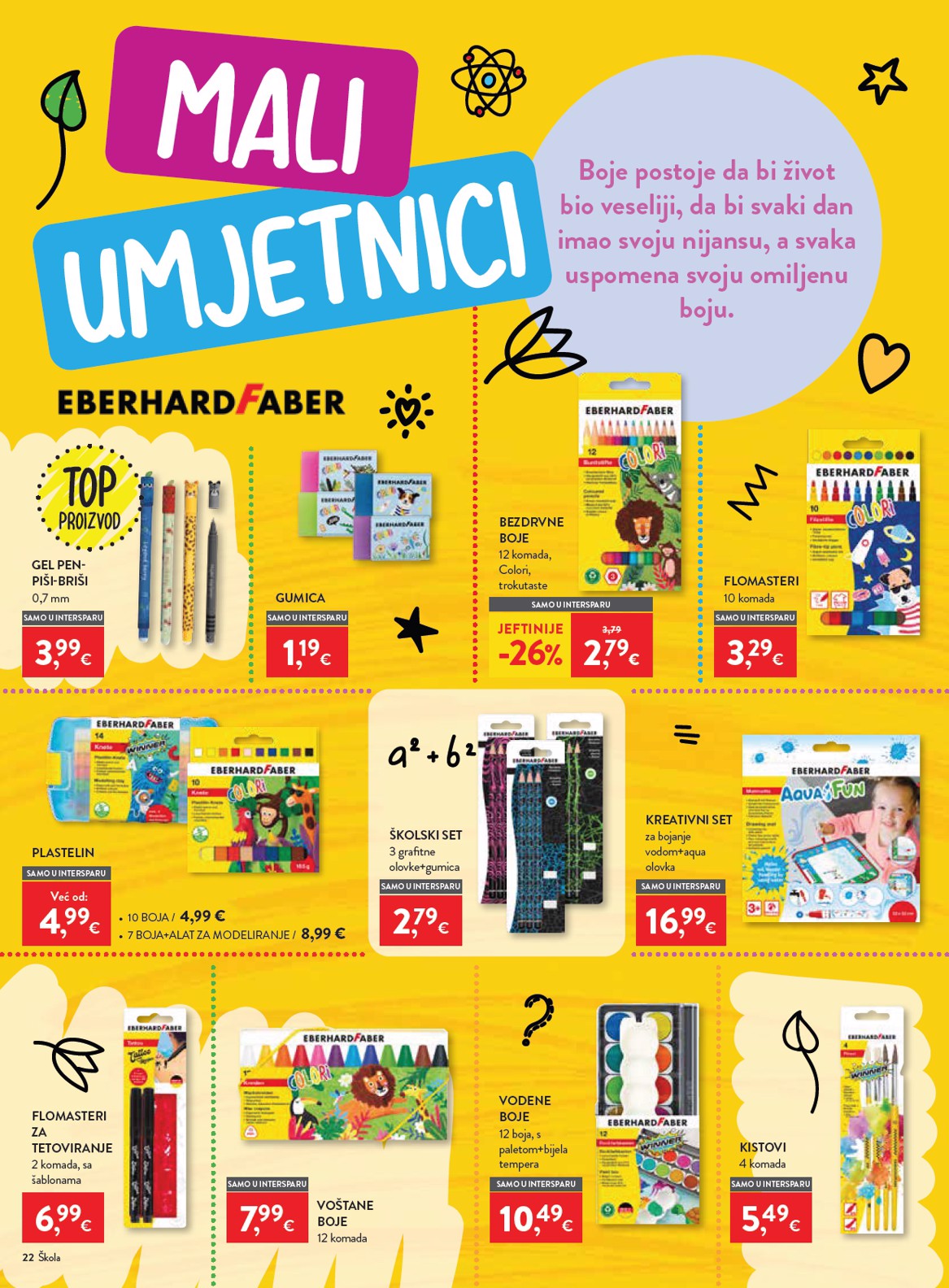 spar - Aktualni katalog INTERSPAR - Škola od srijede, 29.07.2026 do utorka, 15.09.2026 - page: 22