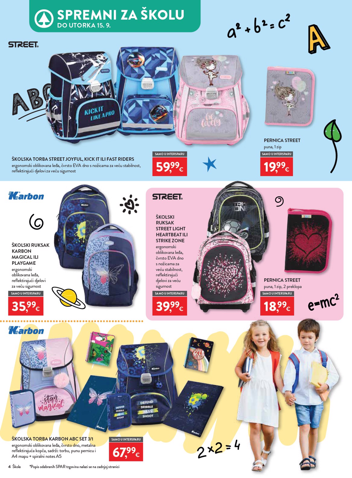 spar - Aktualni katalog INTERSPAR - Škola od srijede, 29.07.2026 do utorka, 15.09.2026 - page: 4