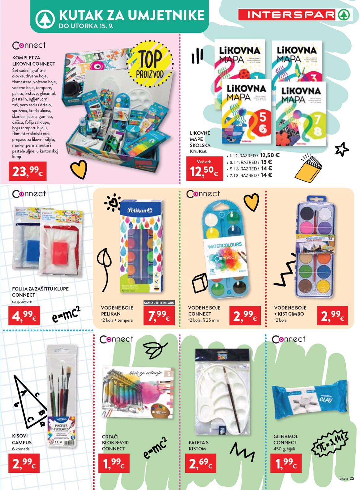spar - Aktualni katalog INTERSPAR - Škola od srijede, 29.07.2026 do utorka, 15.09.2026 - page: 25