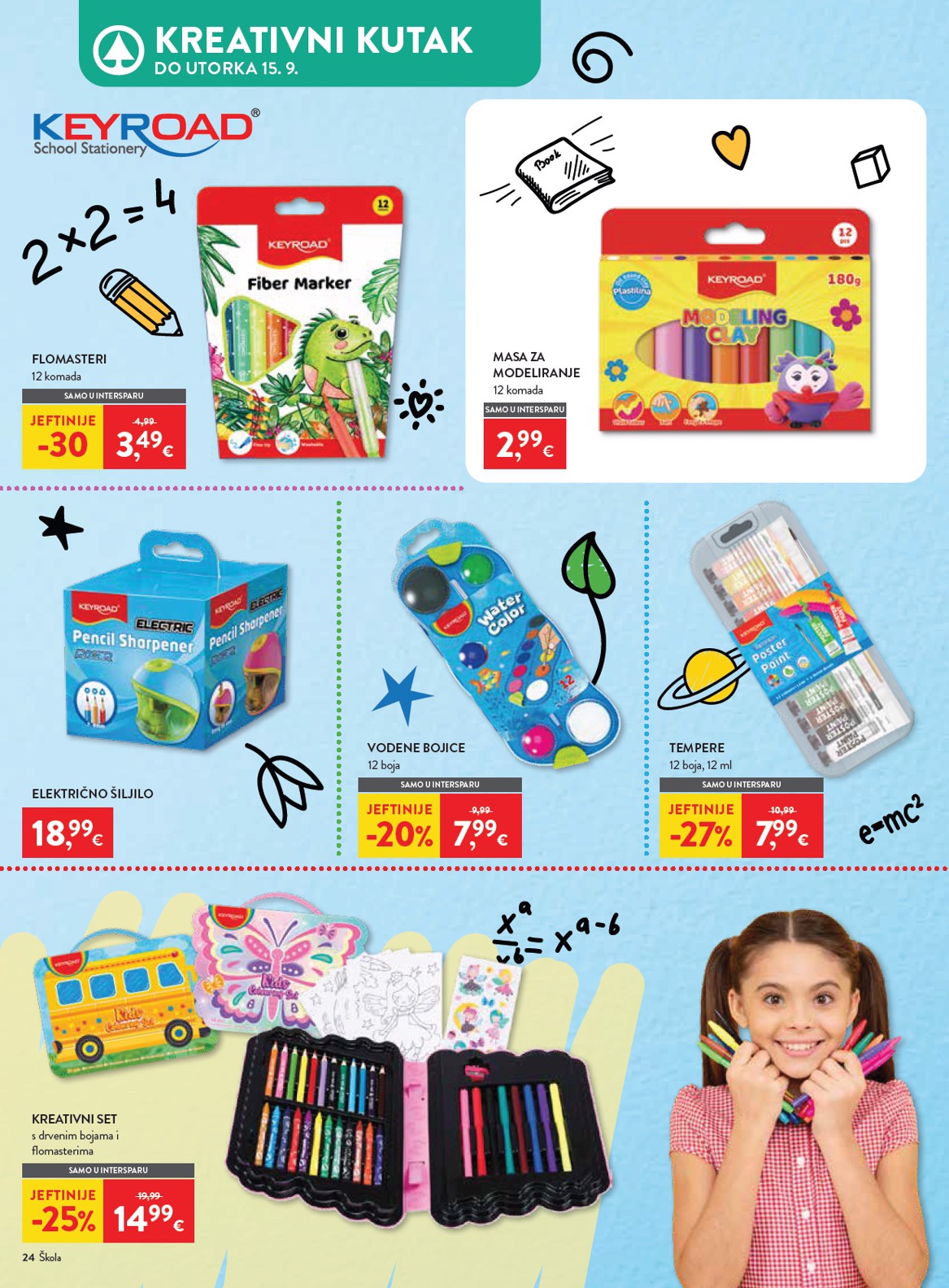 spar - Aktualni katalog INTERSPAR - Škola od srijede, 29.07.2026 do utorka, 15.09.2026 - page: 24