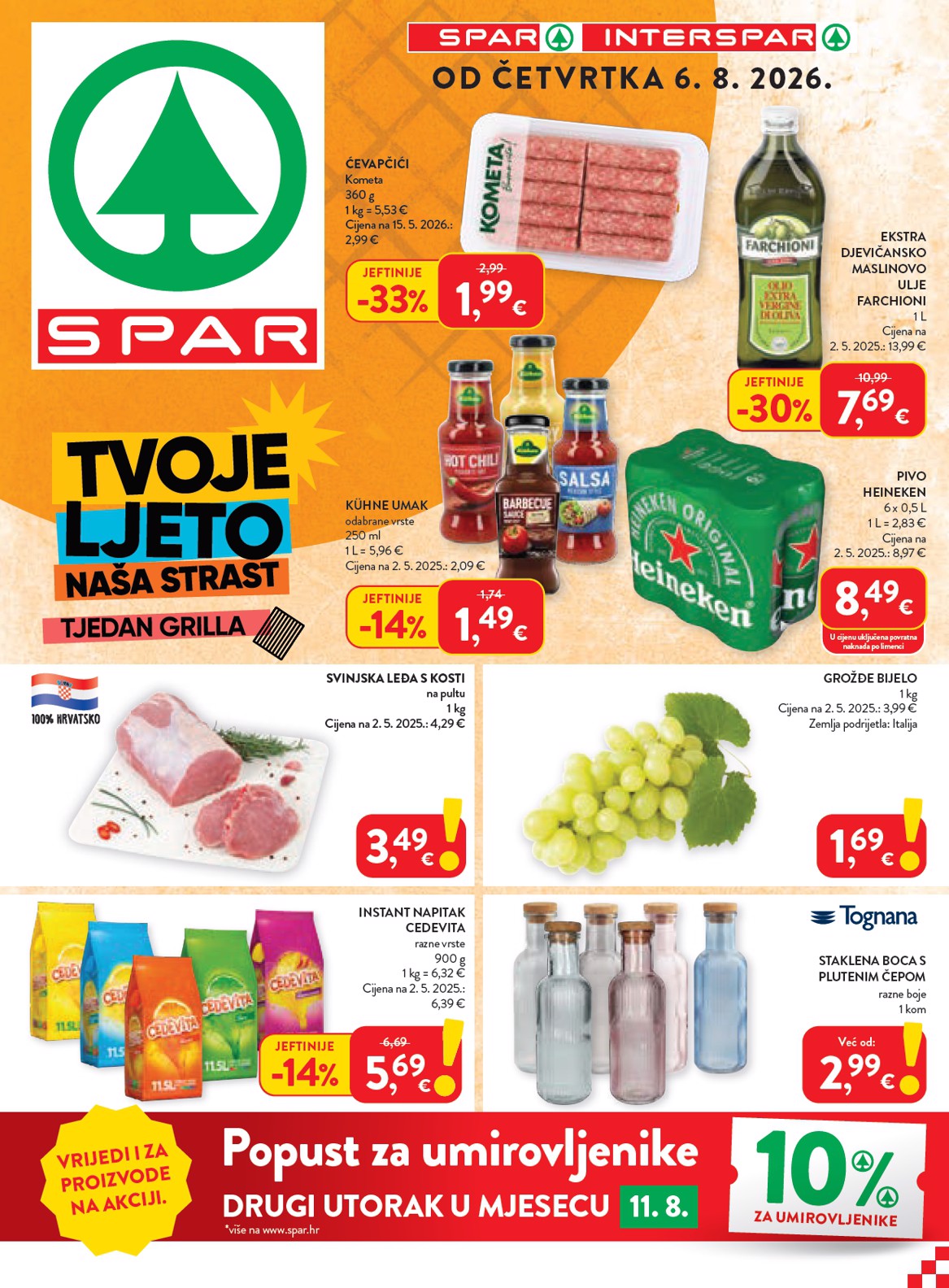 spar - Novi SPAR katalog od četvrtka, 06.08.2026 do utorka, 11.08.2026 - page: 1