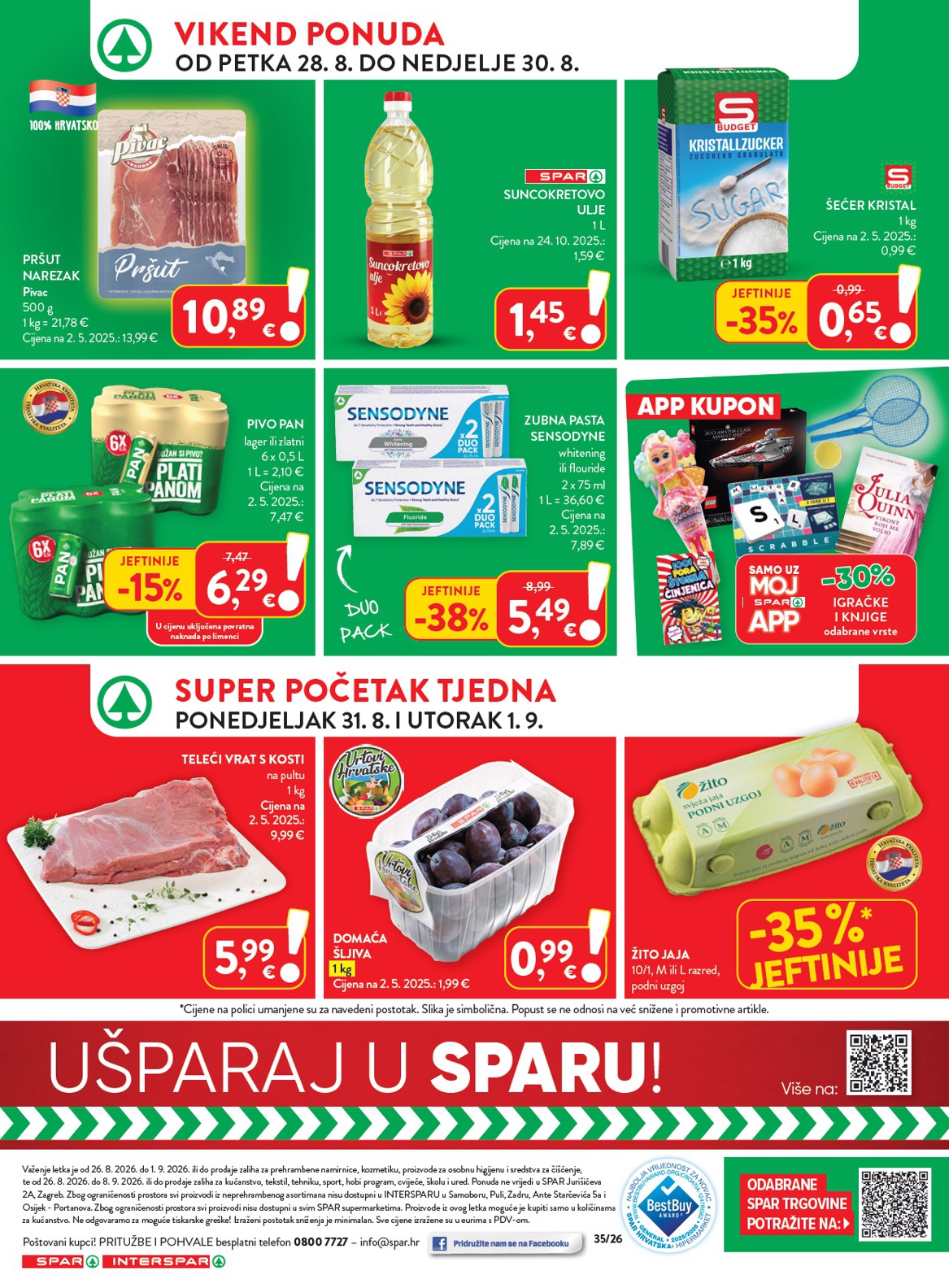 spar - Novi SPAR katalog od srijede, 26.08.2026 do utorka, 01.09.2026 - page: 33