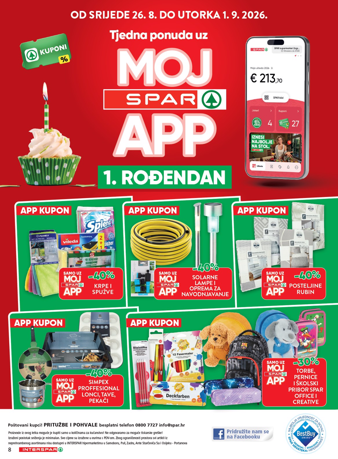 spar - Novi INTERSPAR katalog od srijede, 26.08.2026 do utorka, 08.09.2026 - page: 8