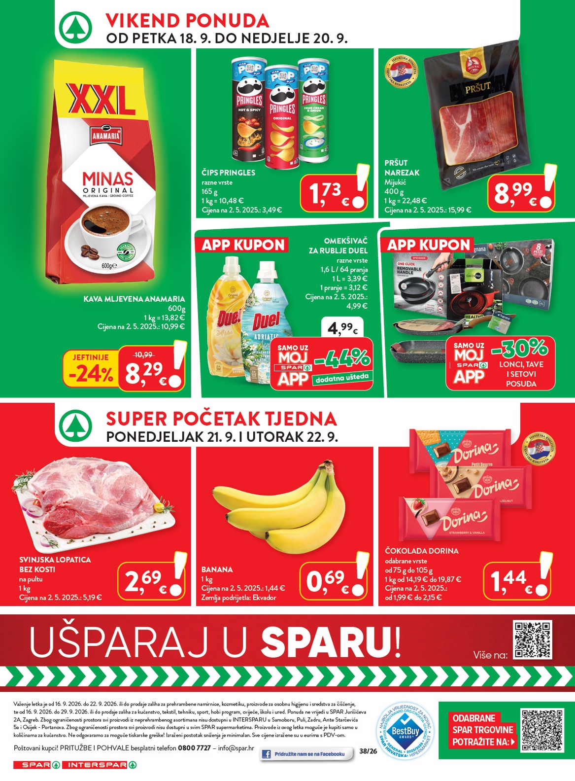 spar - Novi SPAR katalog od srijede, 16.09.2026 do utorka, 22.09.2026 - page: 44