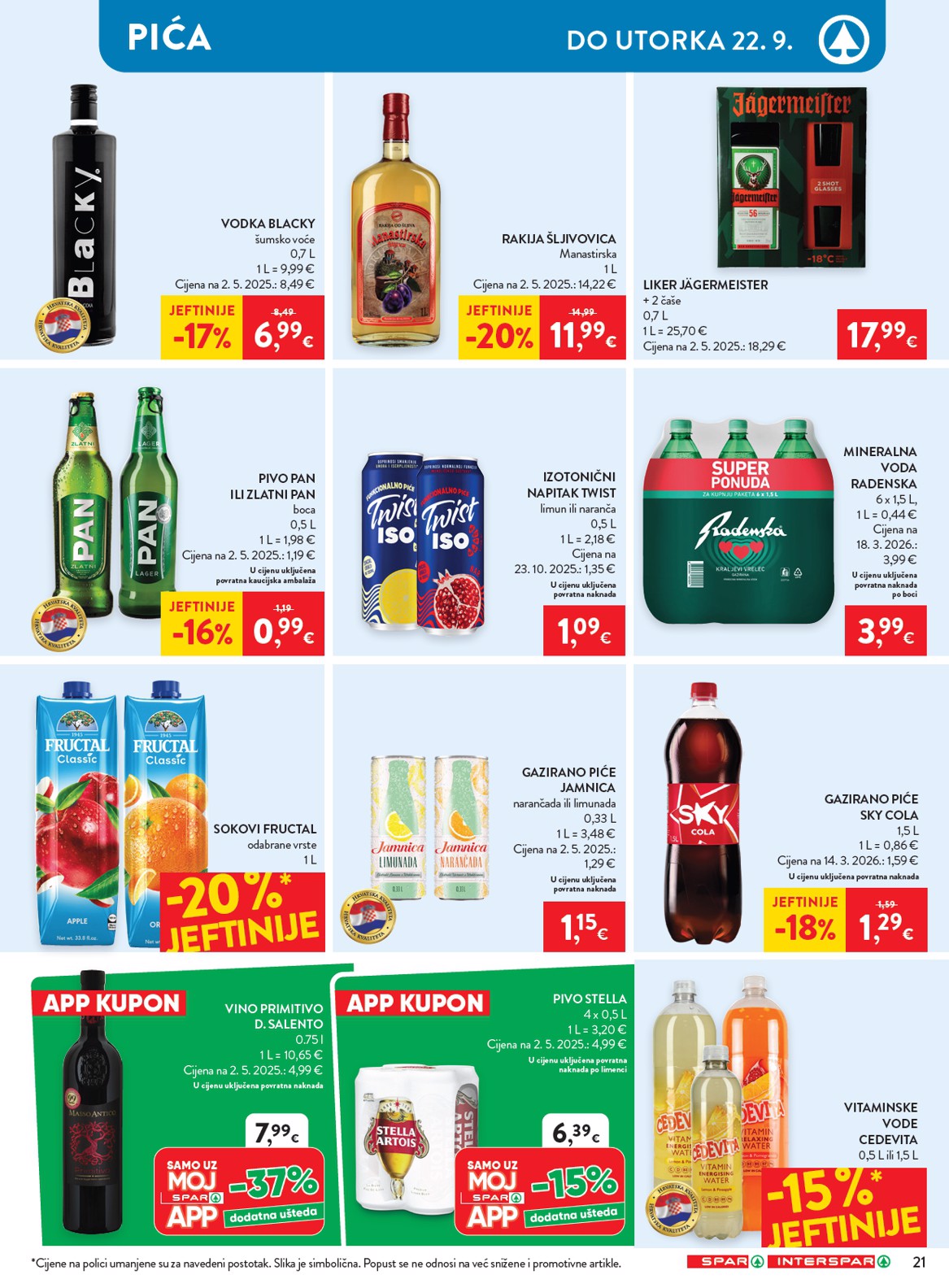 spar - Novi SPAR katalog od srijede, 16.09.2026 do utorka, 22.09.2026 - page: 29