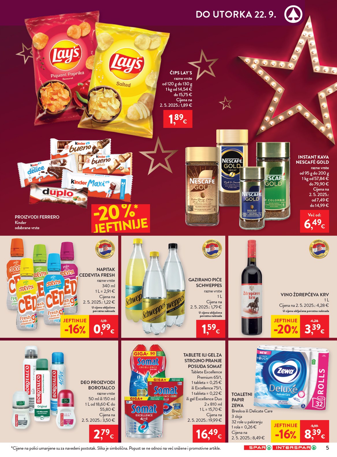 spar - Novi SPAR katalog od srijede, 16.09.2026 do utorka, 22.09.2026 - page: 5