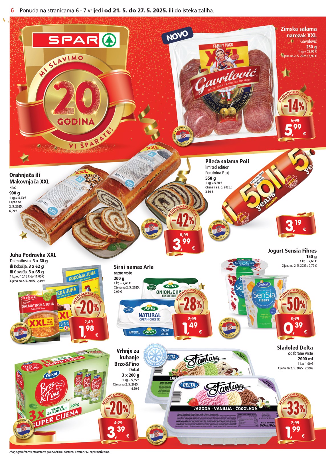 spar - Prelistajte ovaj SPAR katalog, vrijedi od 21.05. do 27.05. - page: 6