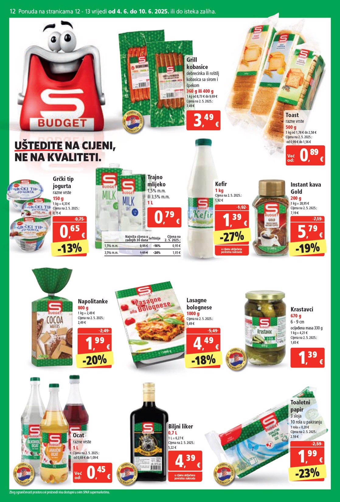 spar - Prelistajte ovaj SPAR katalog, vrijedi od 04.06. do 10.06. - page: 12