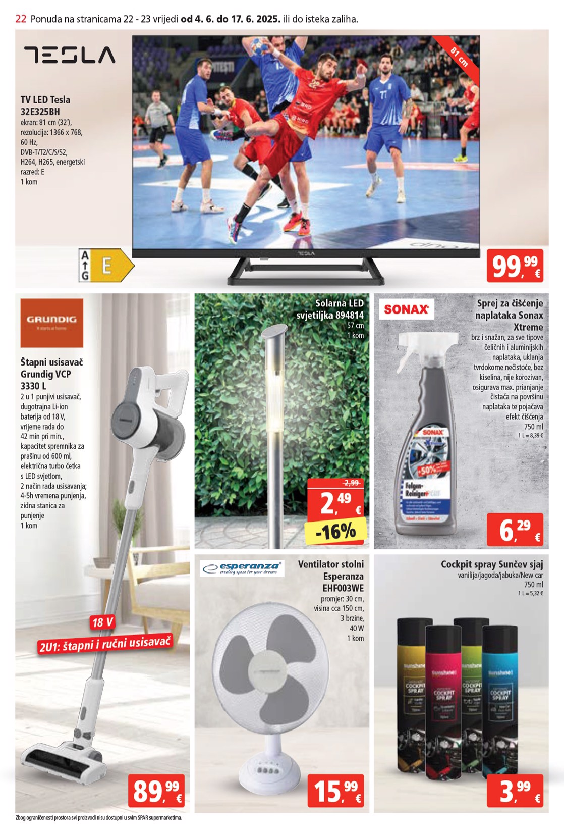 spar - Prelistajte ovaj SPAR katalog, vrijedi od 04.06. do 10.06. - page: 22
