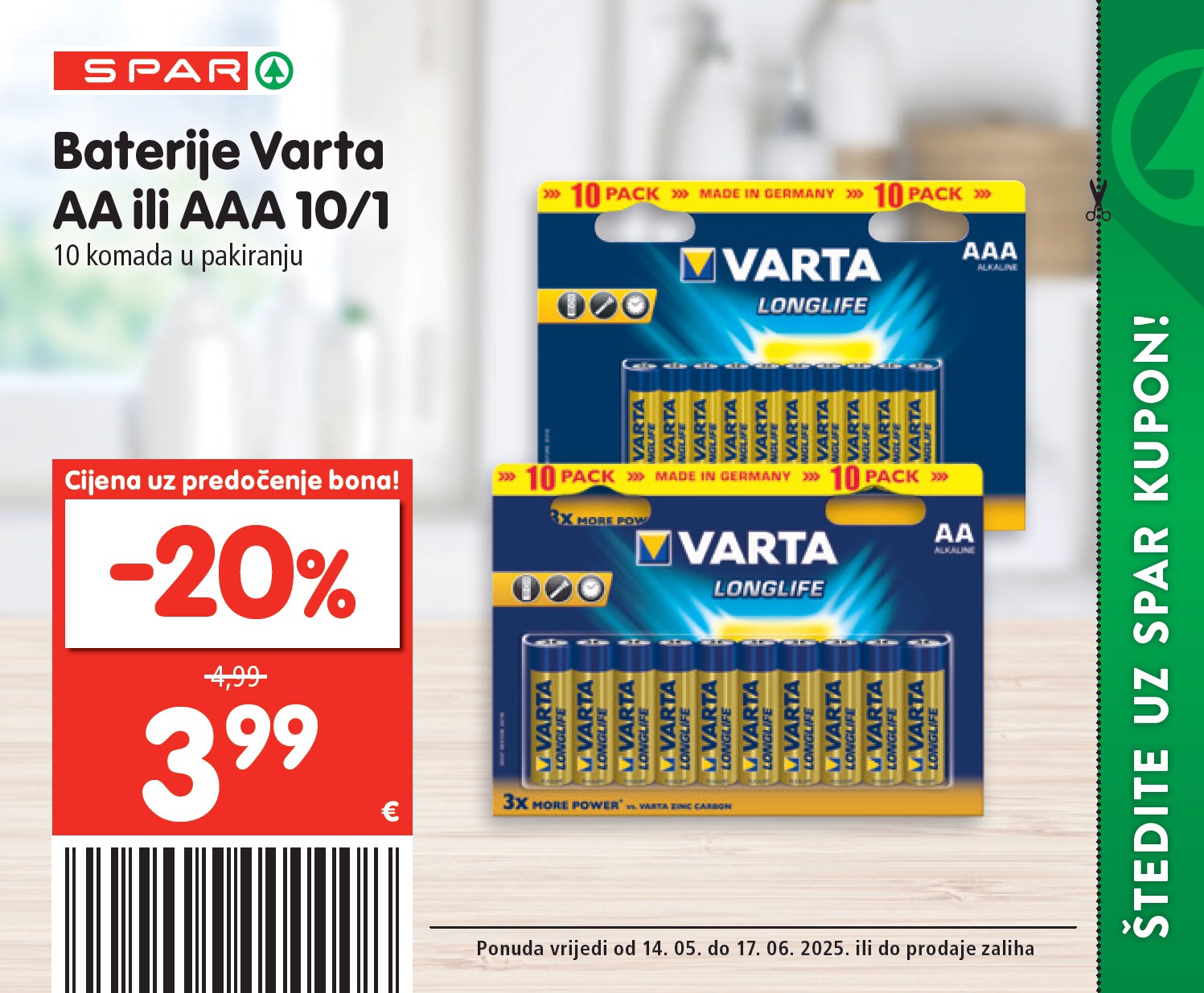 spar - Prelistajte ovaj SPAR - Kuponi katalog, vrijedi od 14.05. do 17.06. - page: 20