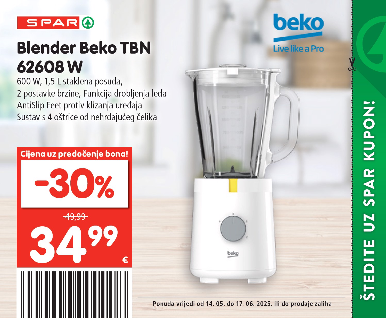 spar - Prelistajte ovaj SPAR - Kuponi katalog, vrijedi od 14.05. do 17.06. - page: 22