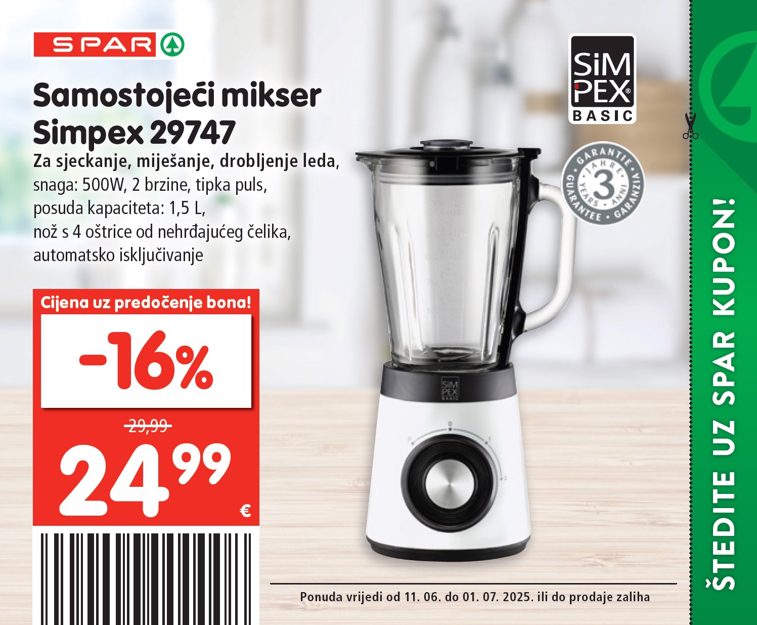 spar - Prelistajte katalog SPAR - Kuponi, vrijedi od 11.06. do 01.07. - page: 14