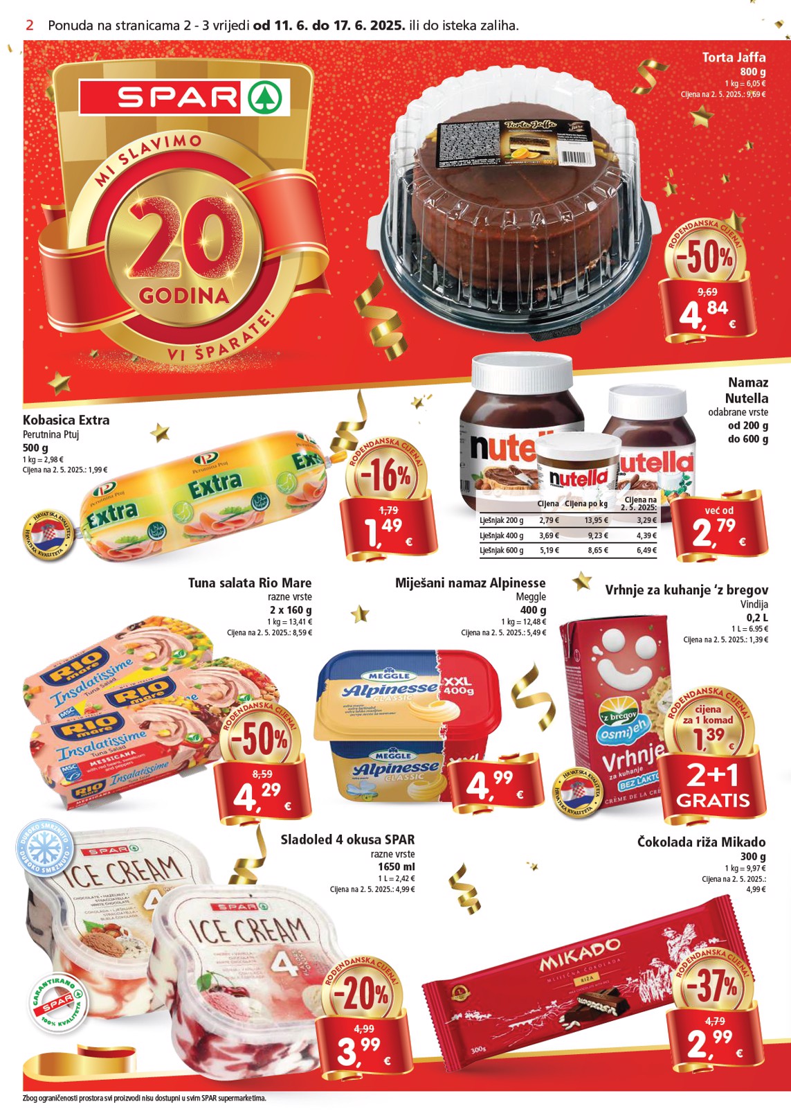 spar - Prelistajte katalog SPAR, vrijedi od 11.06. do 17.06. - page: 2
