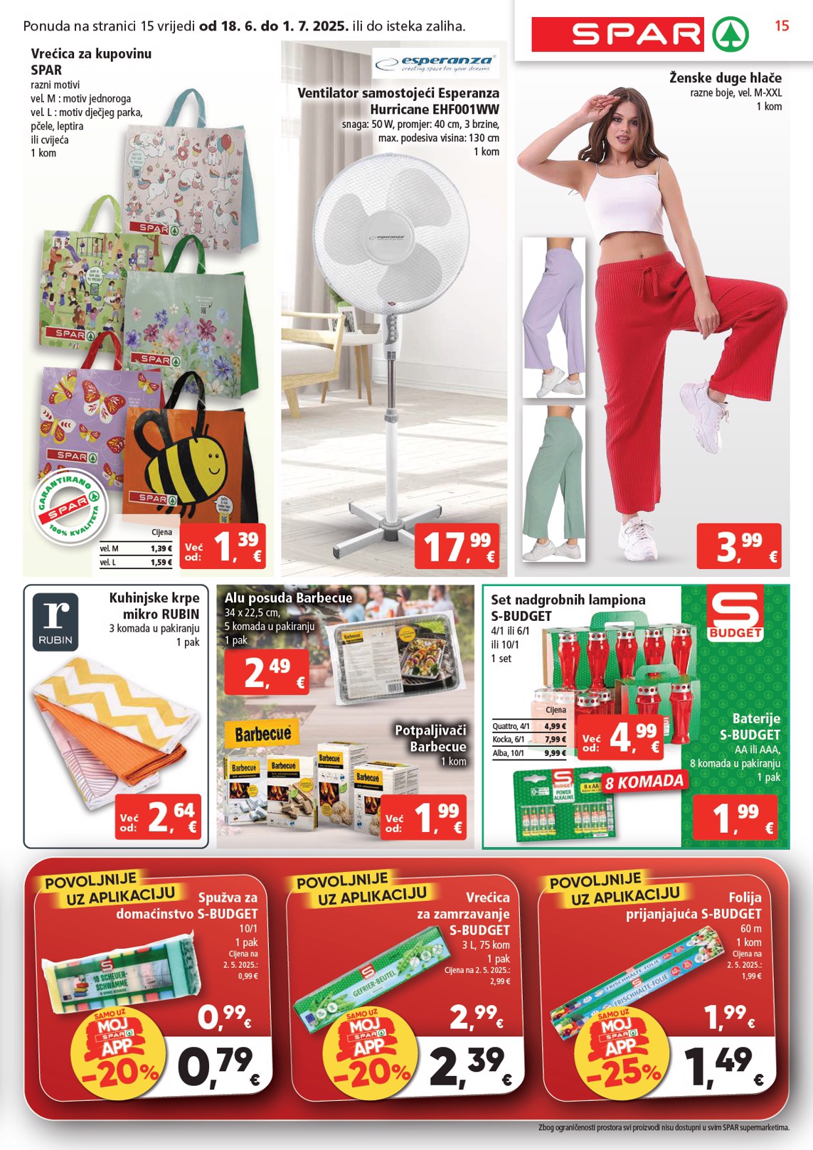 spar - Prelistajte katalog SPAR, vrijedi od 18.06. do 24.06. - page: 15