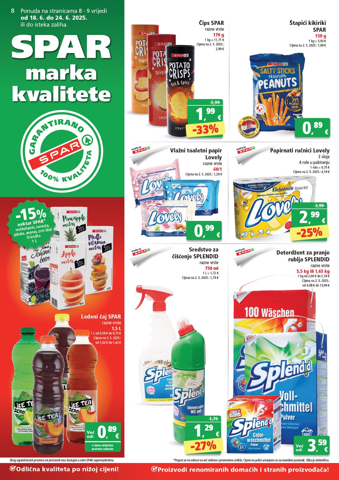 spar - Prelistajte katalog SPAR, vrijedi od 18.06. do 24.06. - page: 8