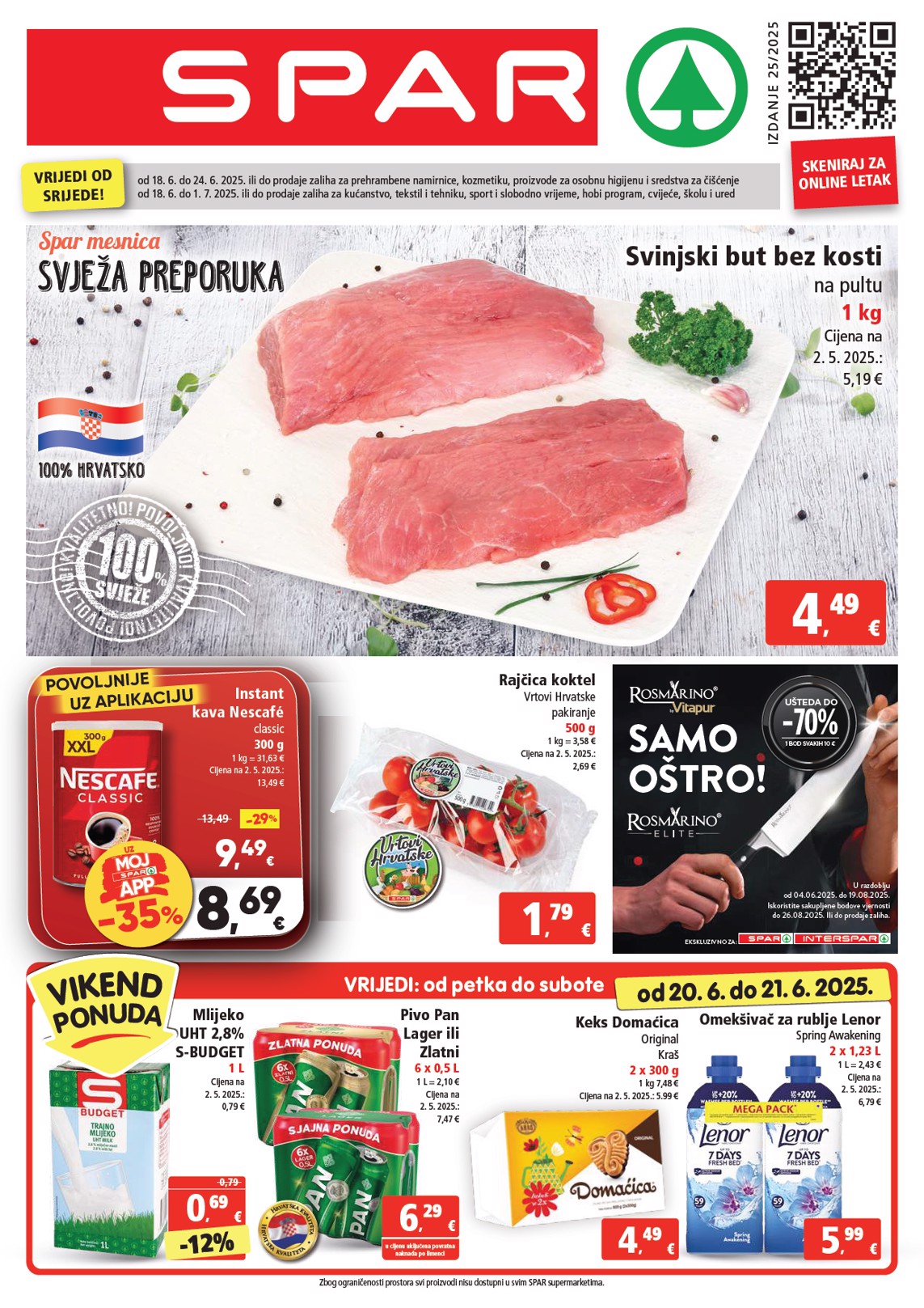 spar - Prelistajte katalog SPAR, vrijedi od 18.06. do 24.06.
