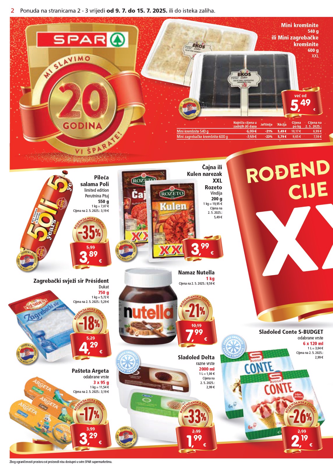 spar - Prelistajte katalog SPAR, vrijedi od 09.07. do 15.07. - page: 2