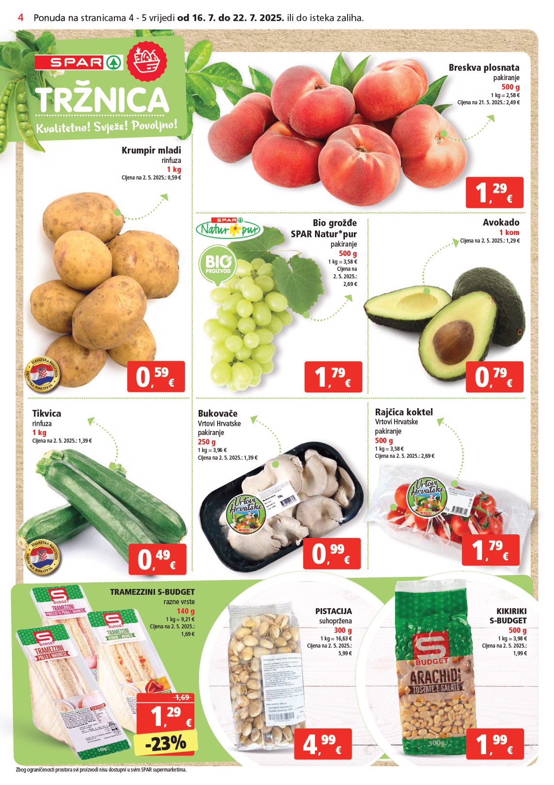 spar - Prelistajte katalog SPAR, vrijedi od 16.07. do 22.07. - page: 4