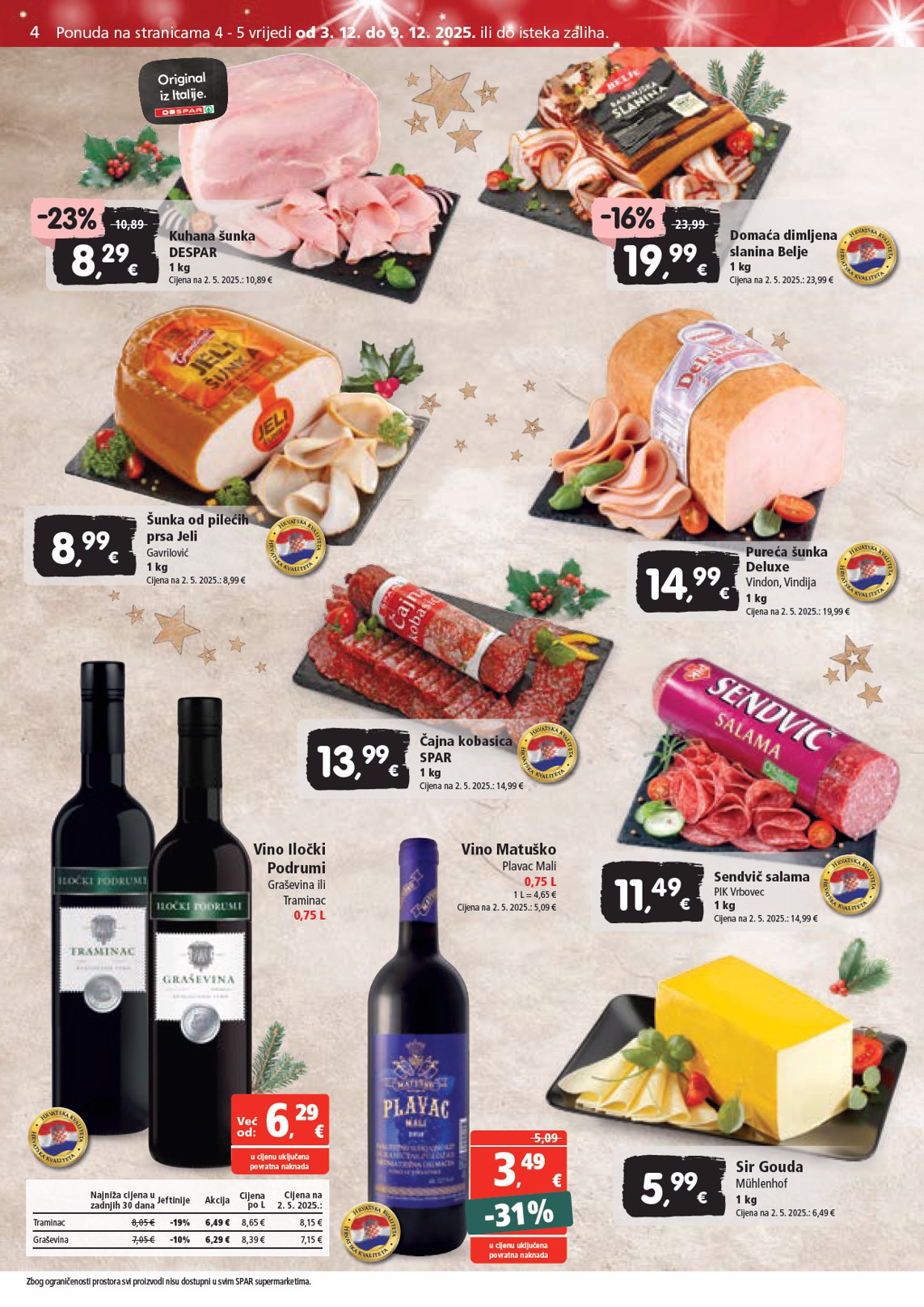 spar - Prelistajte katalog SPAR, vrijedi od 03.12. do 09.12. - page: 4
