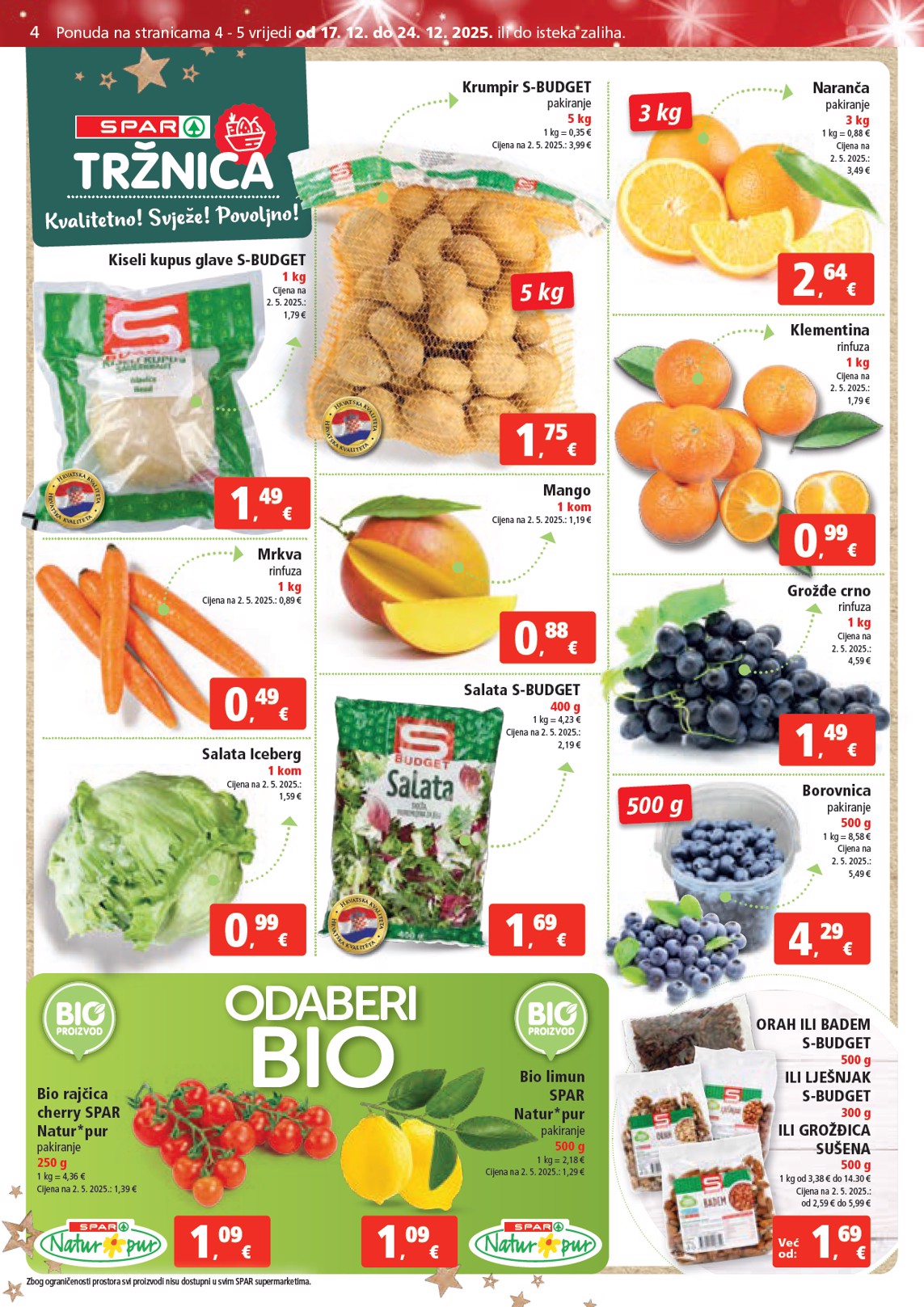 spar - Prelistajte katalog SPAR, vrijedi od 17.12. do 24.12. - page: 4