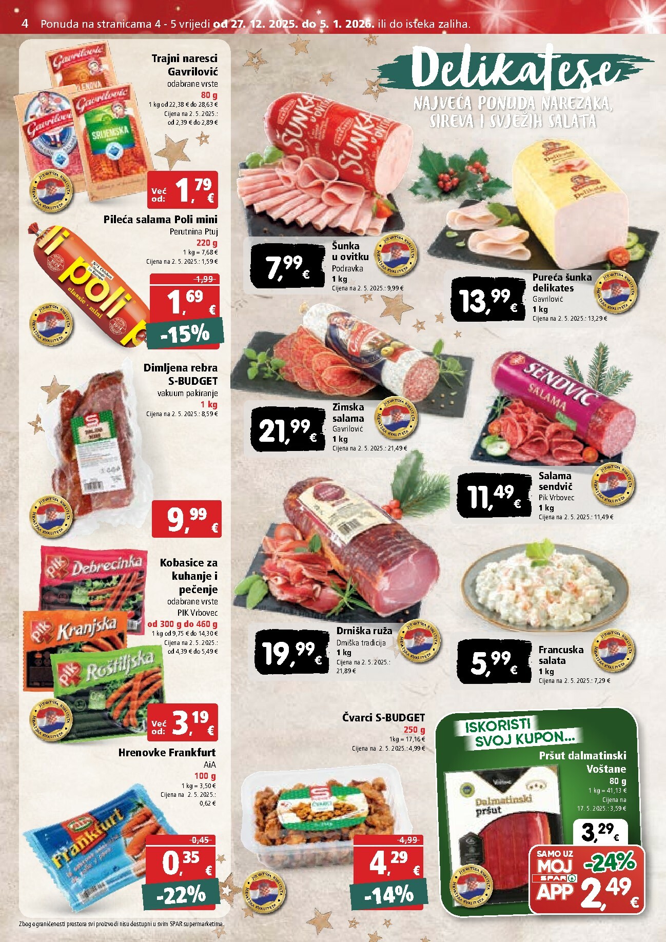 spar - Prelistajte katalog SPAR, vrijedi od 27.12. do 05.01. - page: 4