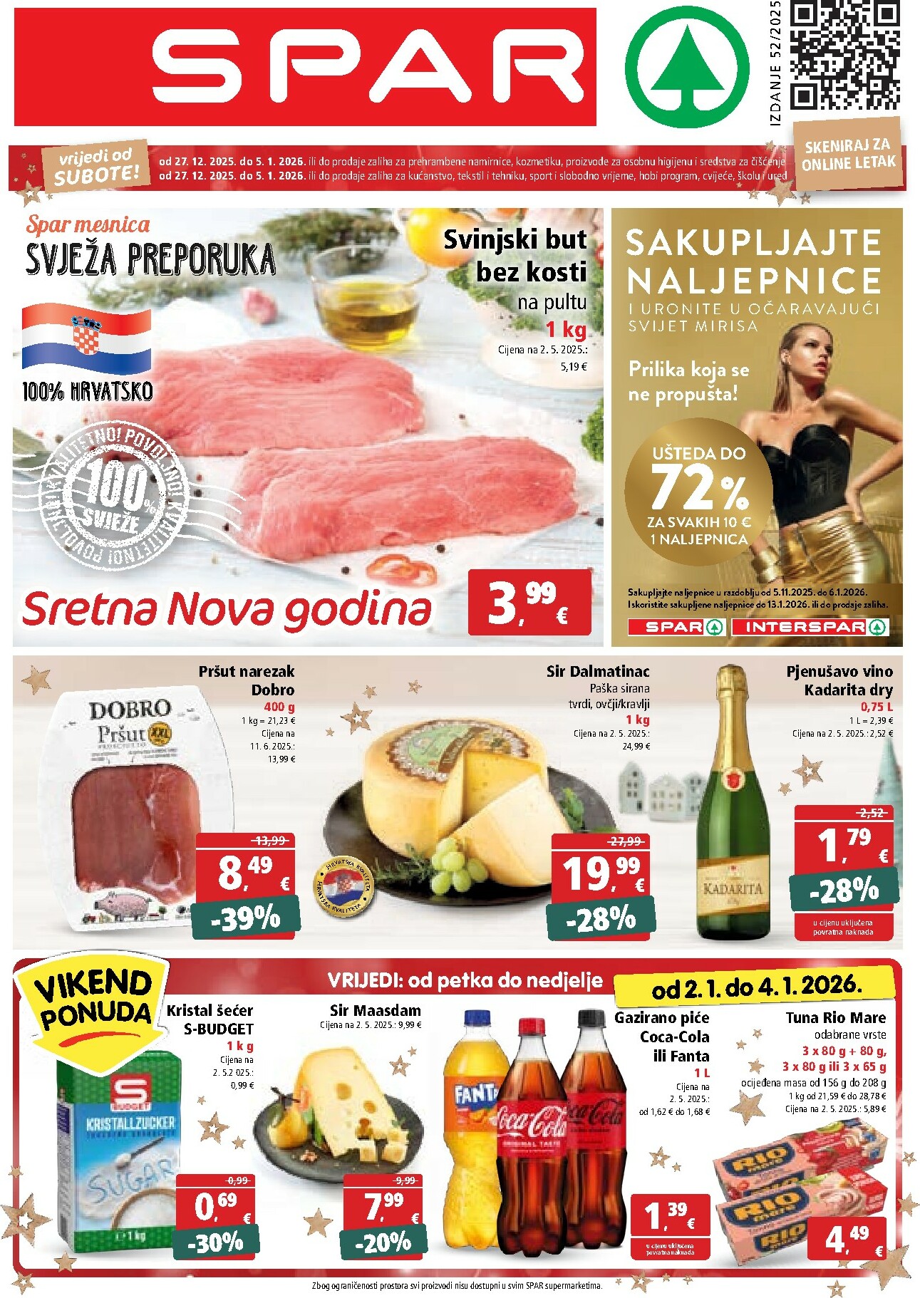 spar - Prelistajte katalog SPAR, vrijedi od 27.12. do 05.01.