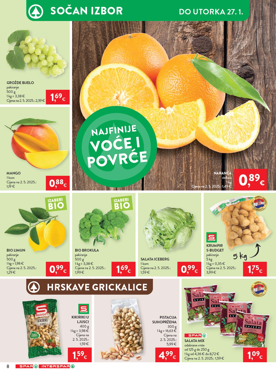 spar - Prelistajte katalog SPAR, vrijedi od 21.01. do 27.01. - page: 8