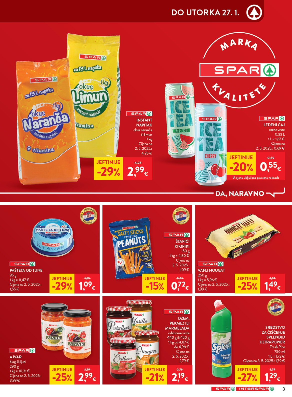 spar - Prelistajte katalog SPAR, vrijedi od 21.01. do 27.01. - page: 3