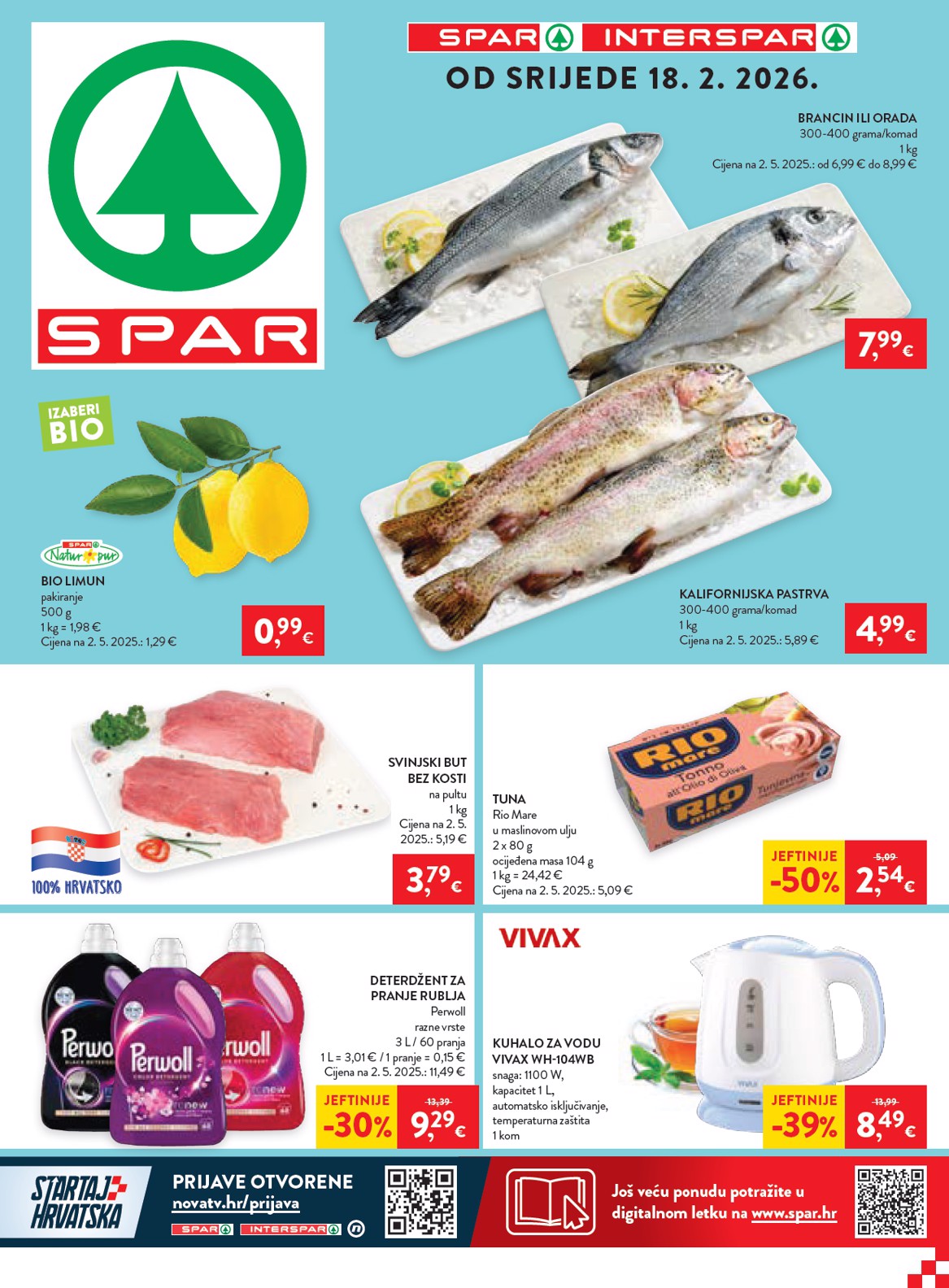 spar - Prelistajte katalog SPAR, vrijedi od 18.02.2026 do 24.02.2026