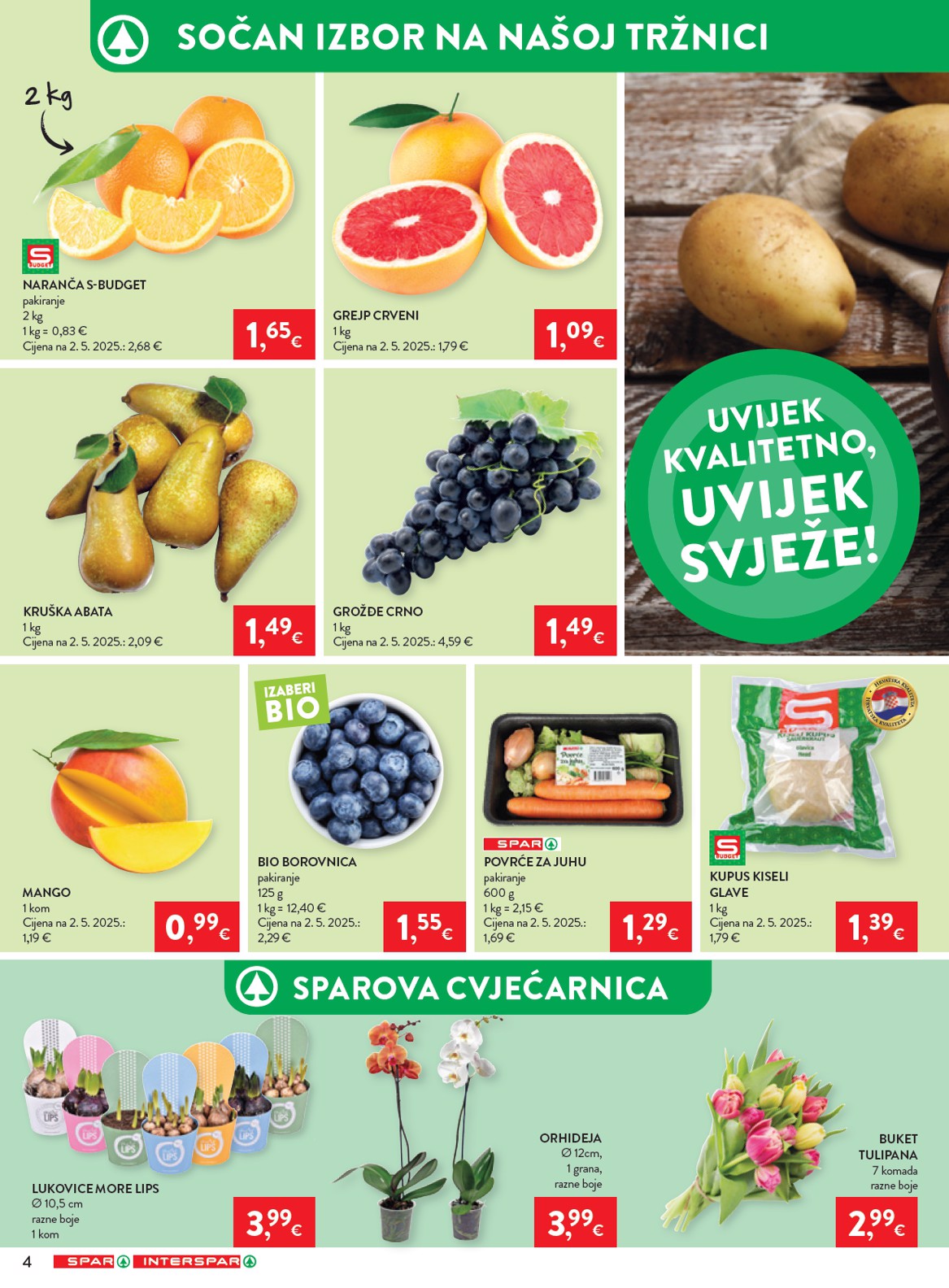 spar - Prelistajte katalog SPAR, vrijedi od 25.02.2026 do 03.03.2026 - page: 4