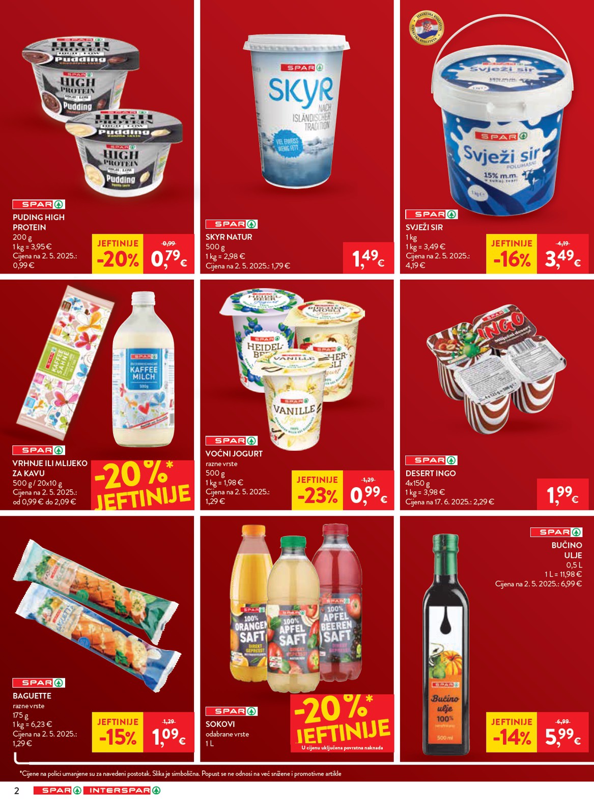 spar - Prelistajte katalog SPAR - Megabon, vrijedi od 25.02.2026 do 10.03.2026 - page: 2