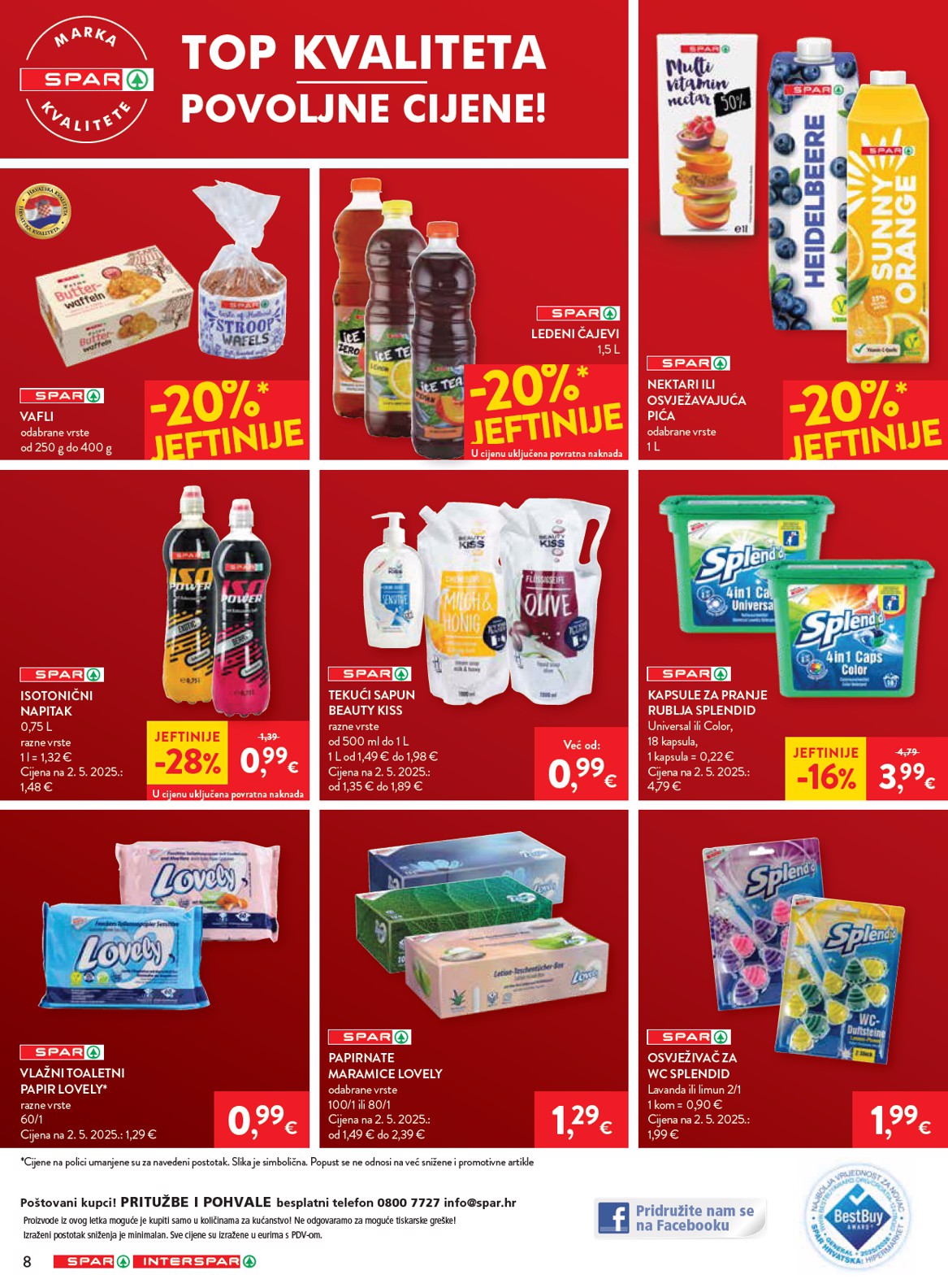 spar - Prelistajte katalog SPAR - Megabon, vrijedi od 25.02.2026 do 10.03.2026 - page: 8