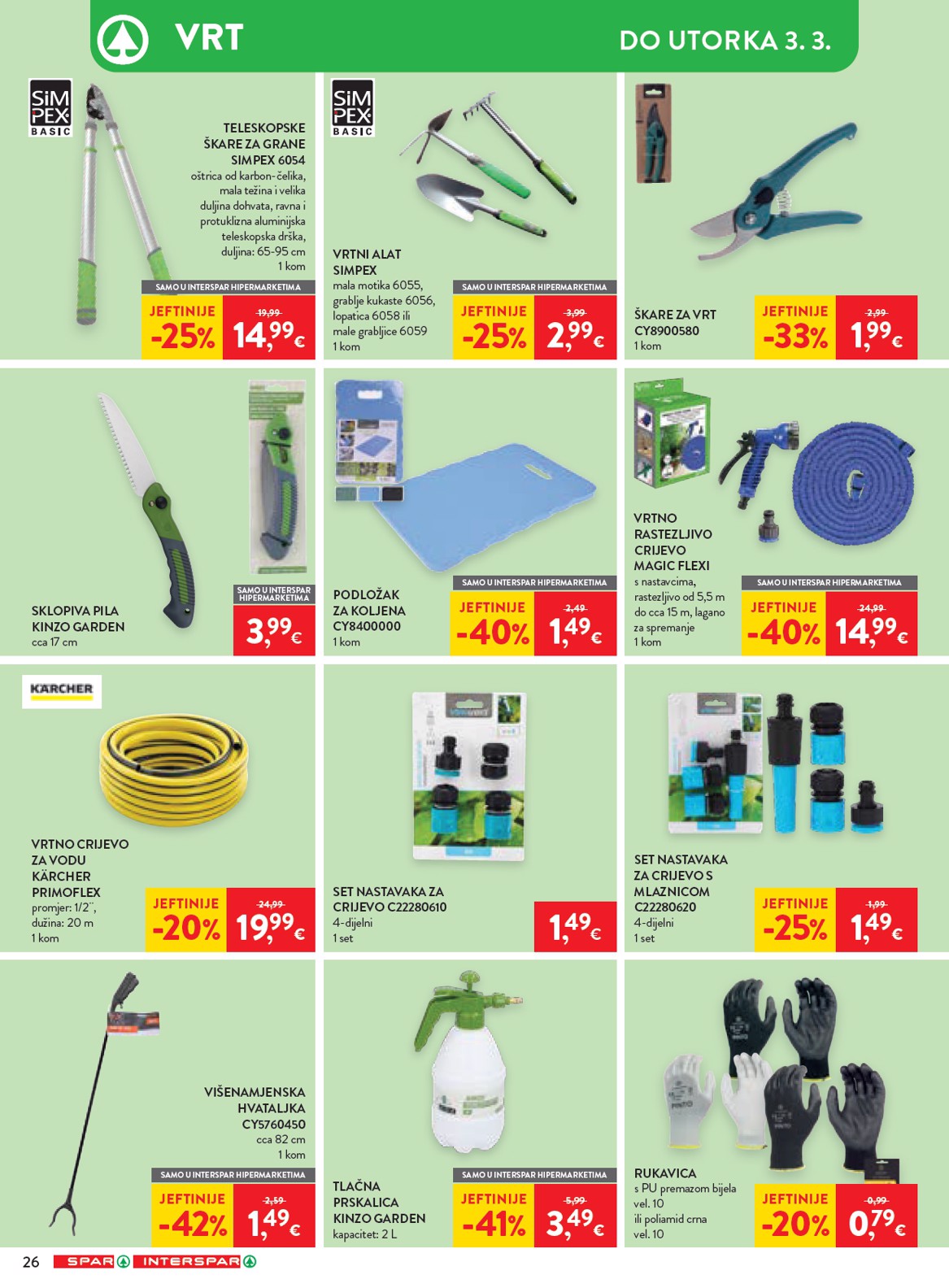 spar - Prelistajte katalog SPAR - Neprehrane, vrijedi od 25.02.2026 do 03.03.2026 - page: 8