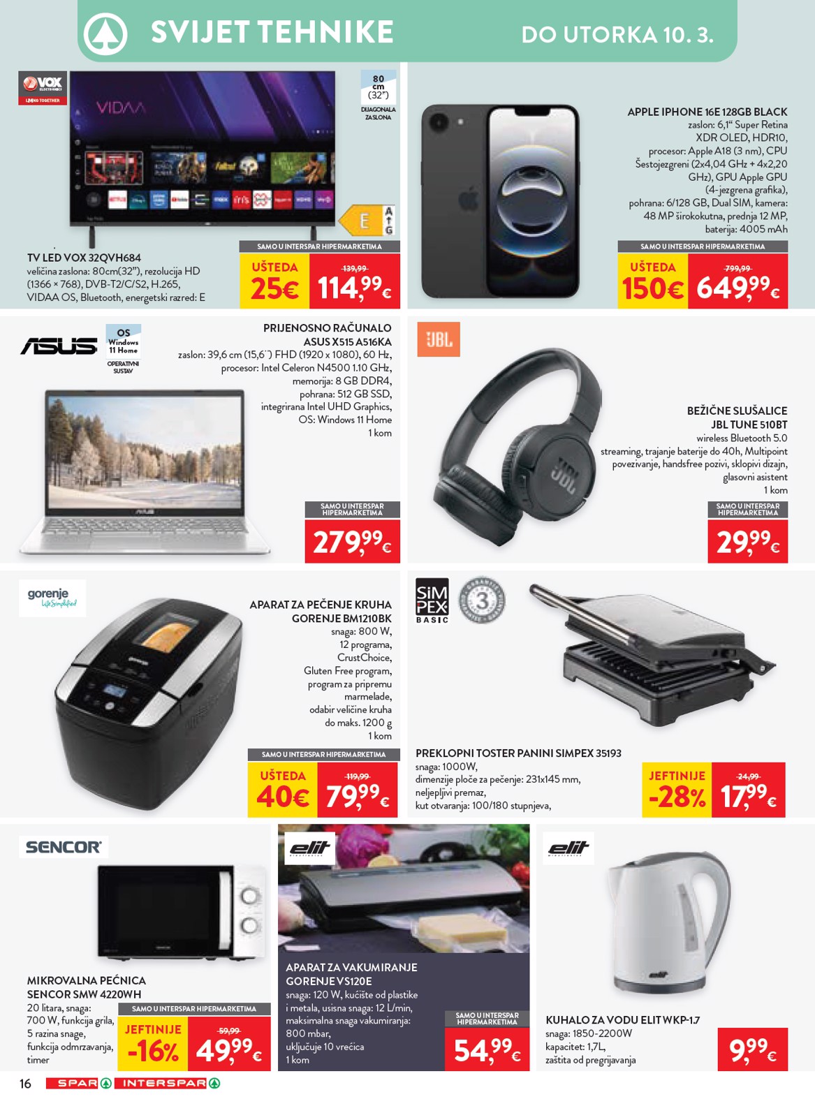 spar - Prelistajte katalog SPAR - Neprehrane, vrijedi od 04.03.2026 do 10.03.2026 - page: 6